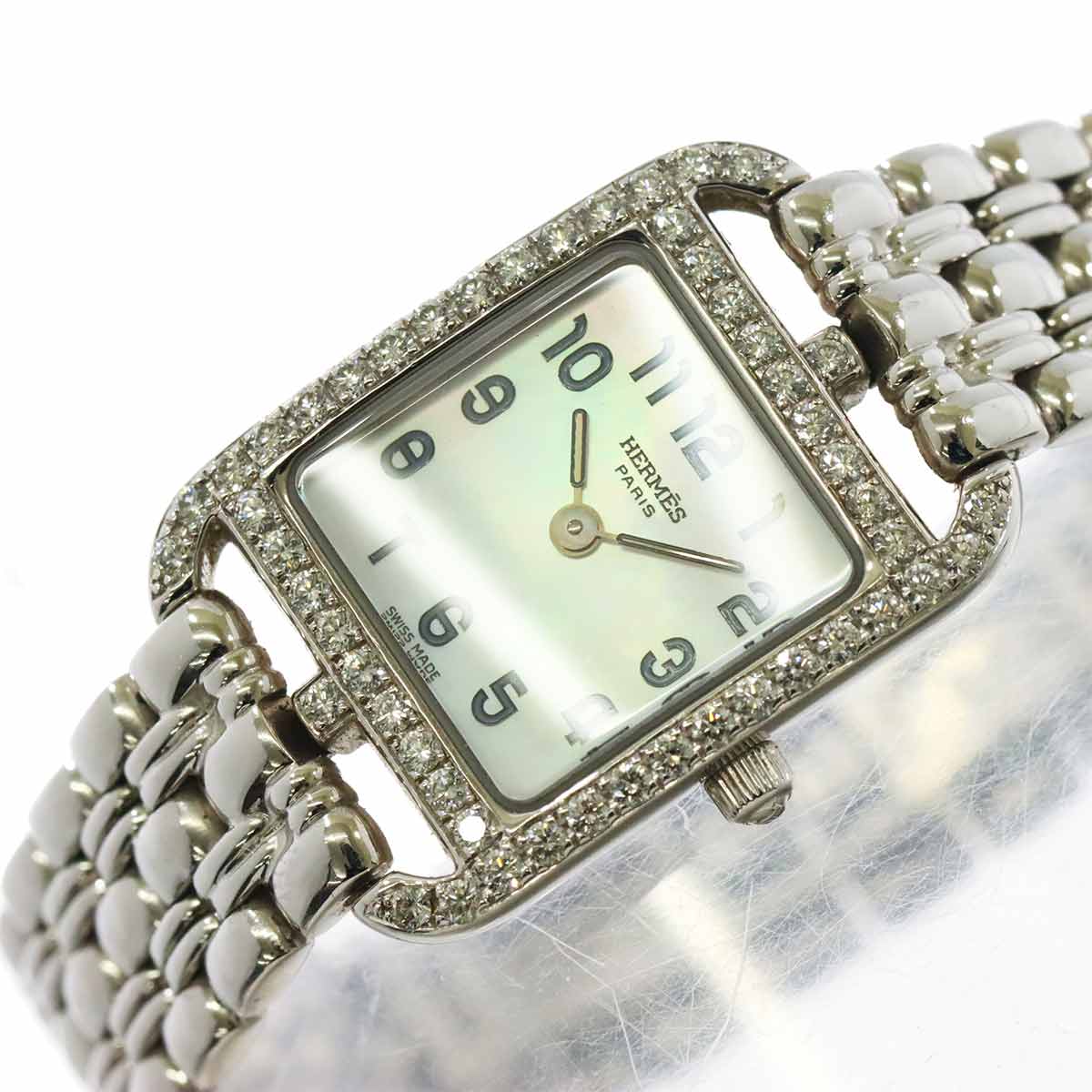 Cape Cod mini CC1 192 Diamond Bezel 750 White Gold Ladies