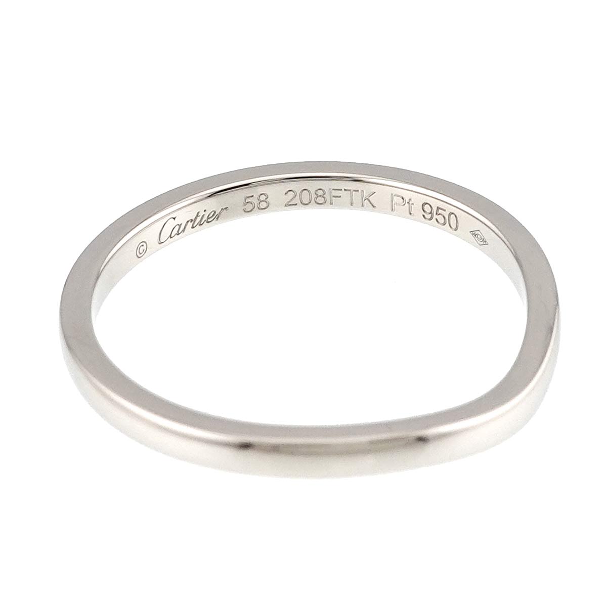 Ballerine Ring Pt Platinum size58 8.25(US)