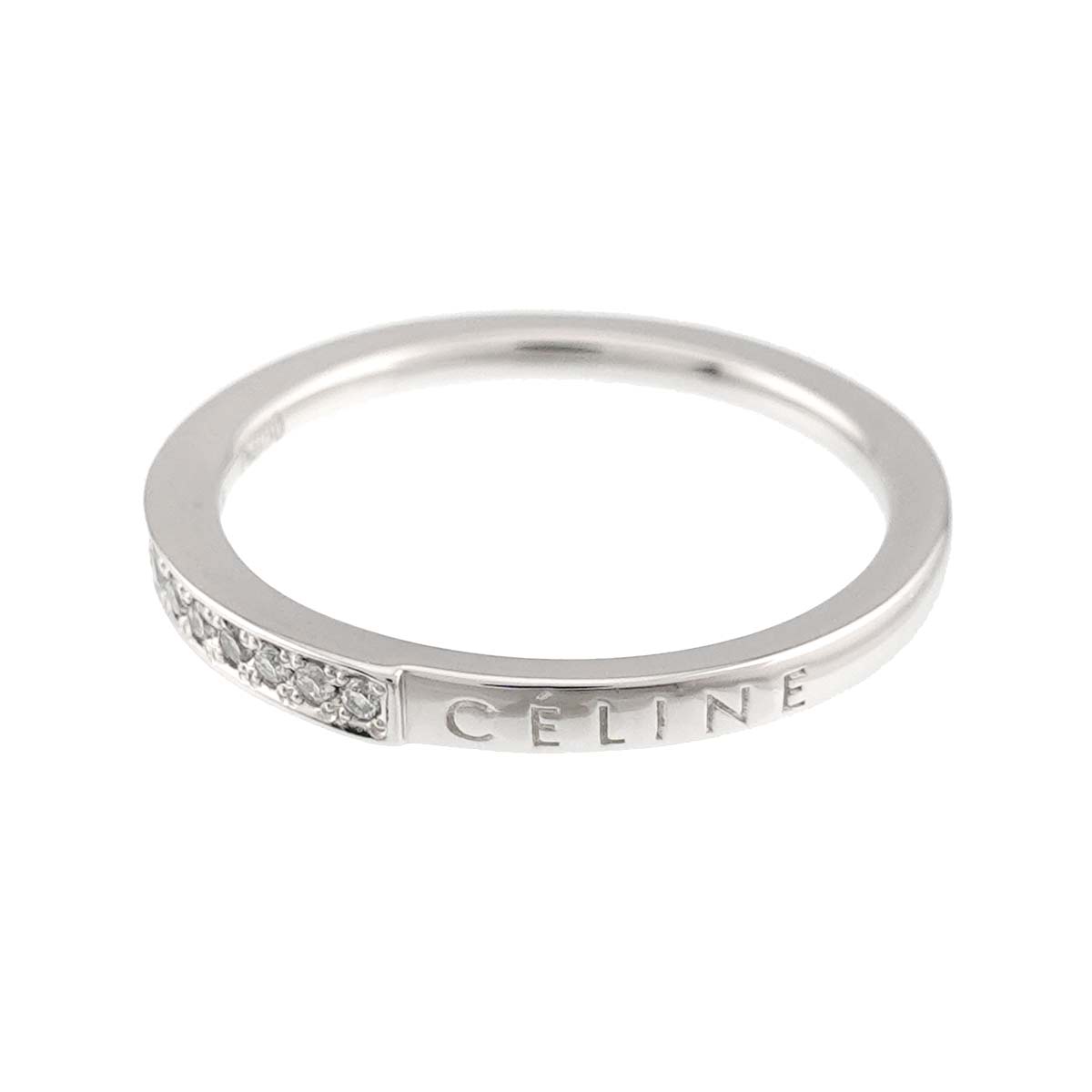Diamond Ring Pt Platinum Size4(US)