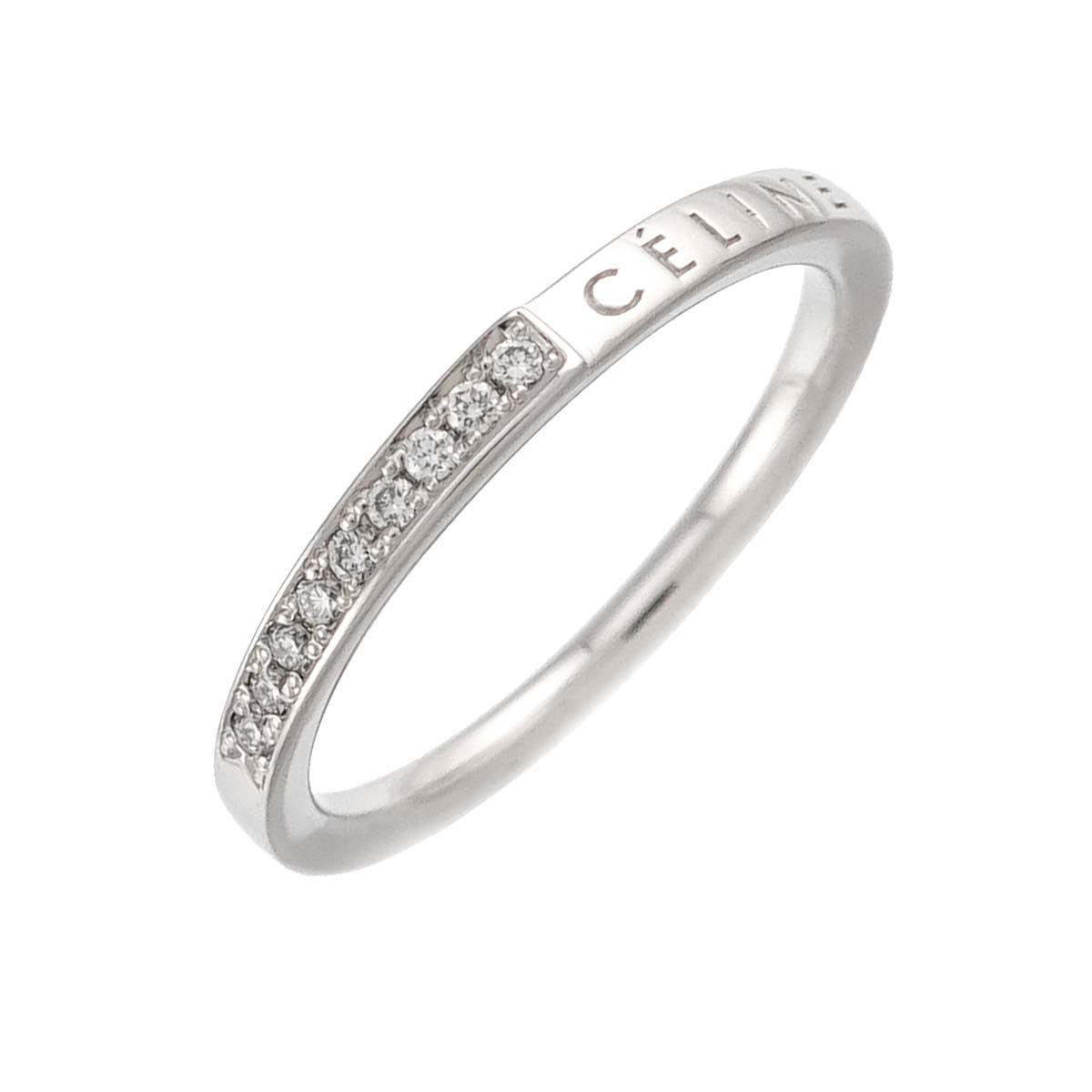 Diamond Ring Pt Platinum Size4(US)