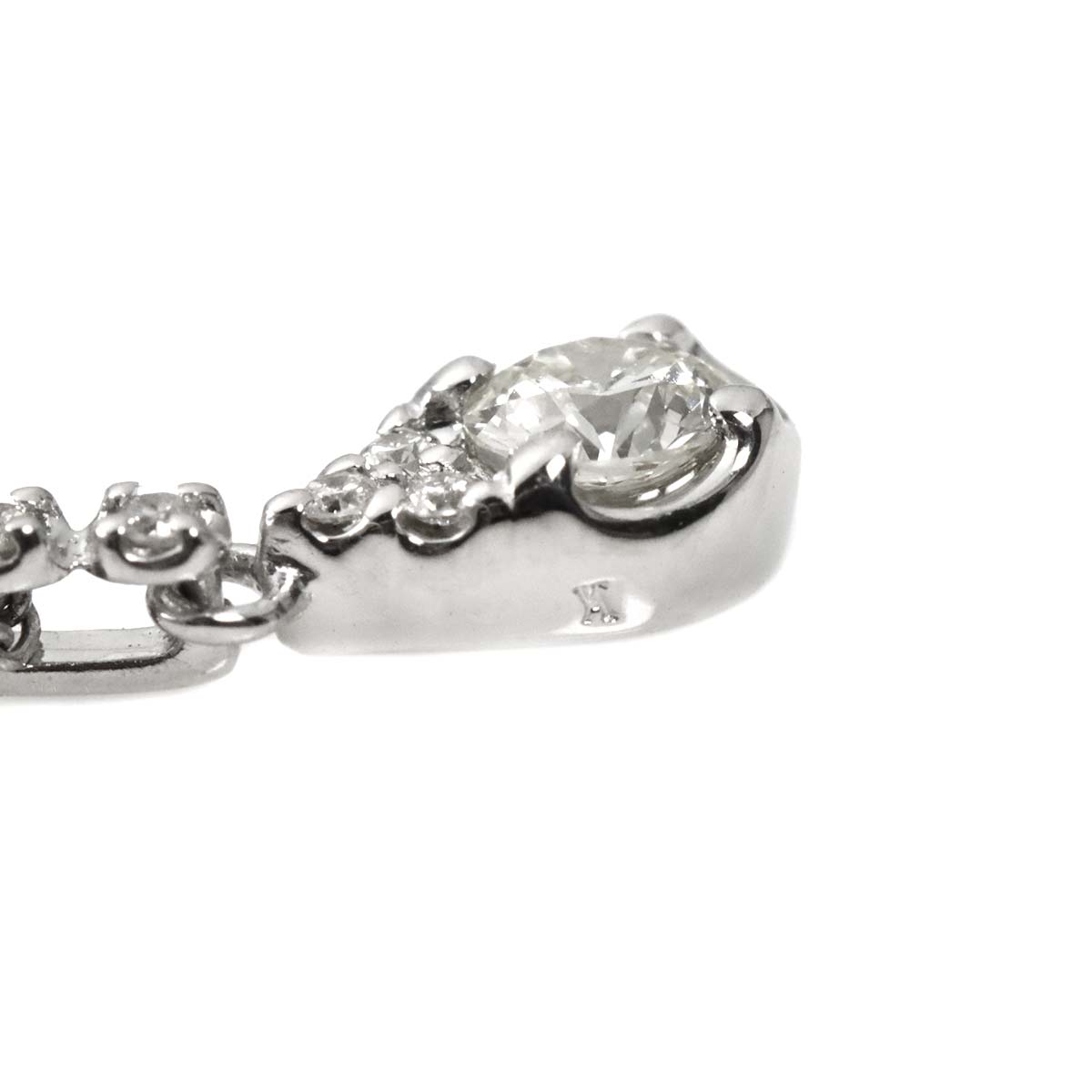 Diamond Necklace 18K WG 750