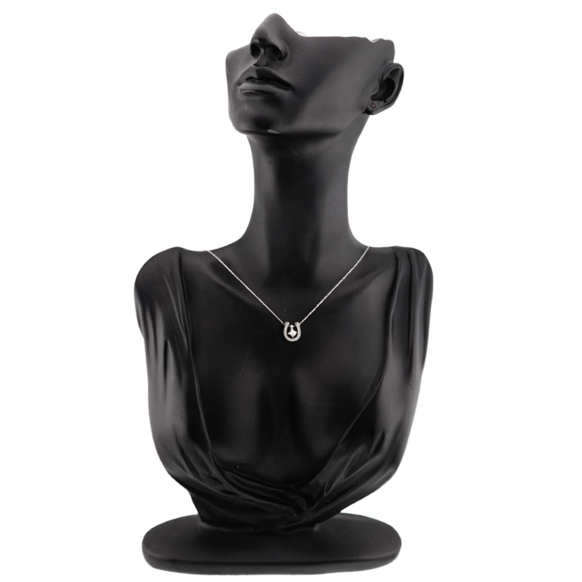 Baby Pearl Diamond 0.01ct Necklace Pt