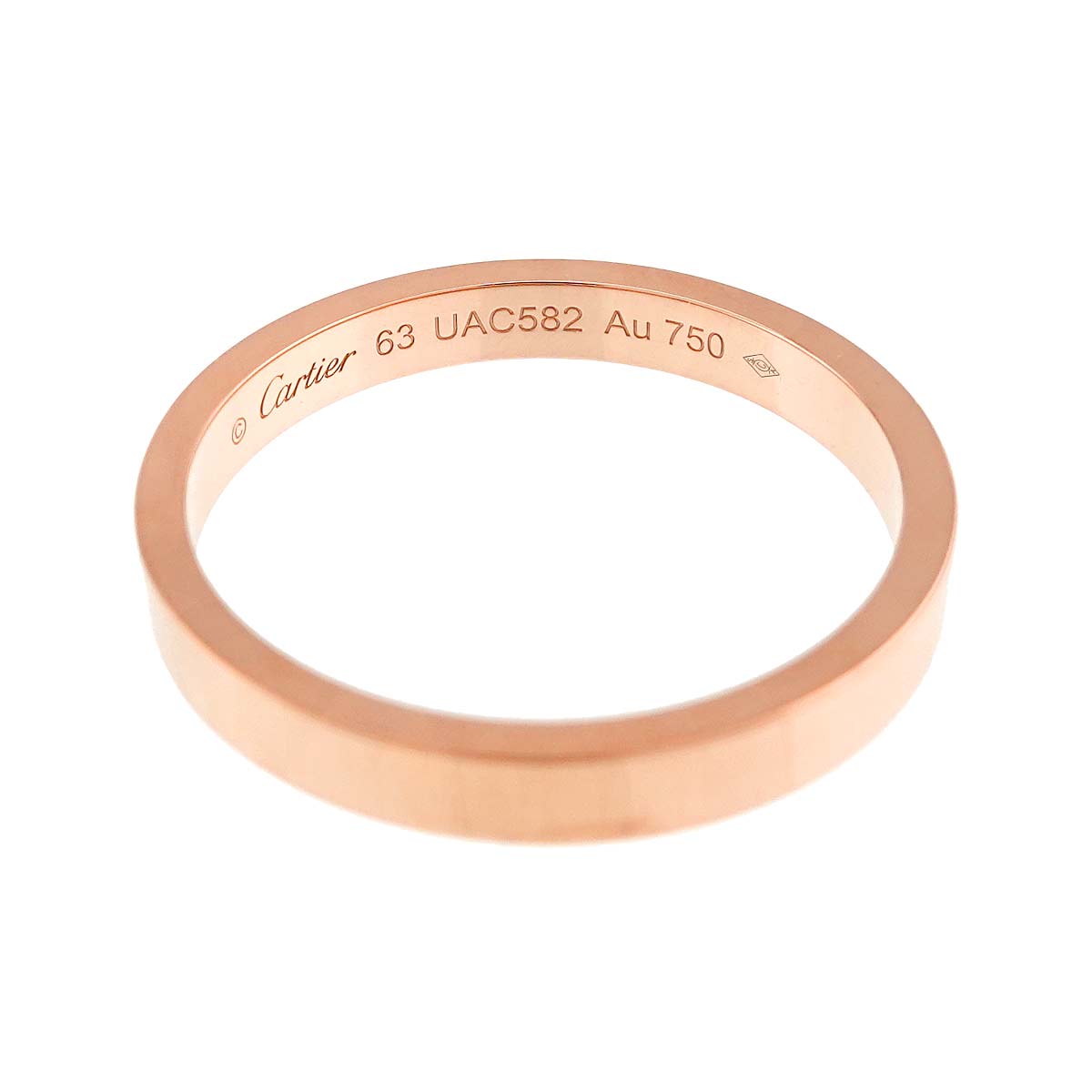 C de Ring 18K Pink Gold 750 Size63 10.25(US)