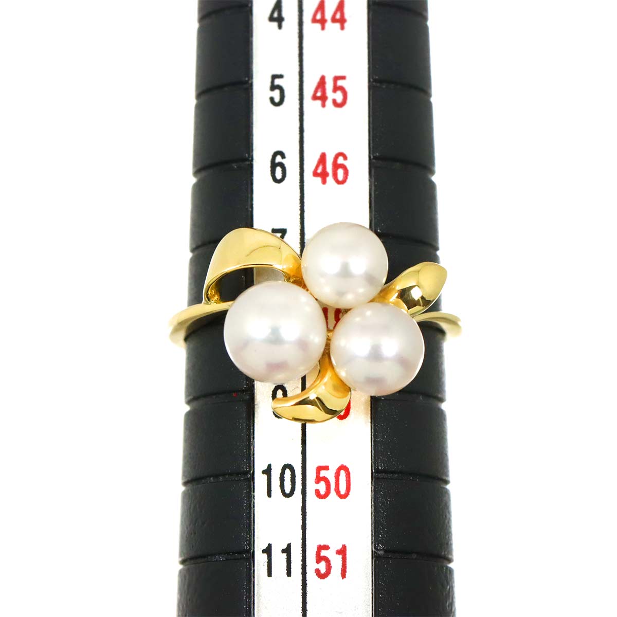 Akoya Pearl 5.9-4.9mm Ring 18K YG 750 size4.5(US) 90317598