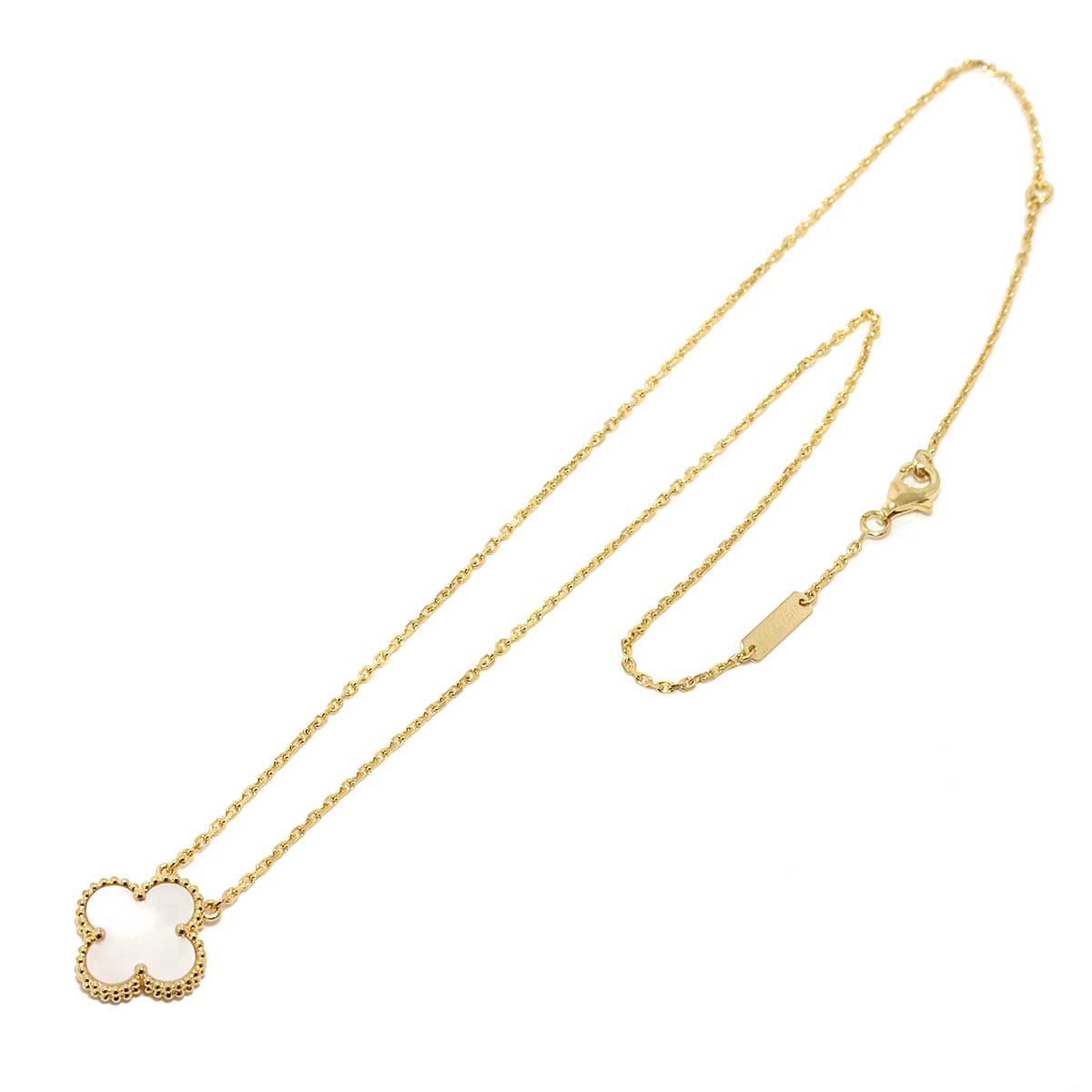 Vintage Alhambra MOP Necklace 18K YG 750