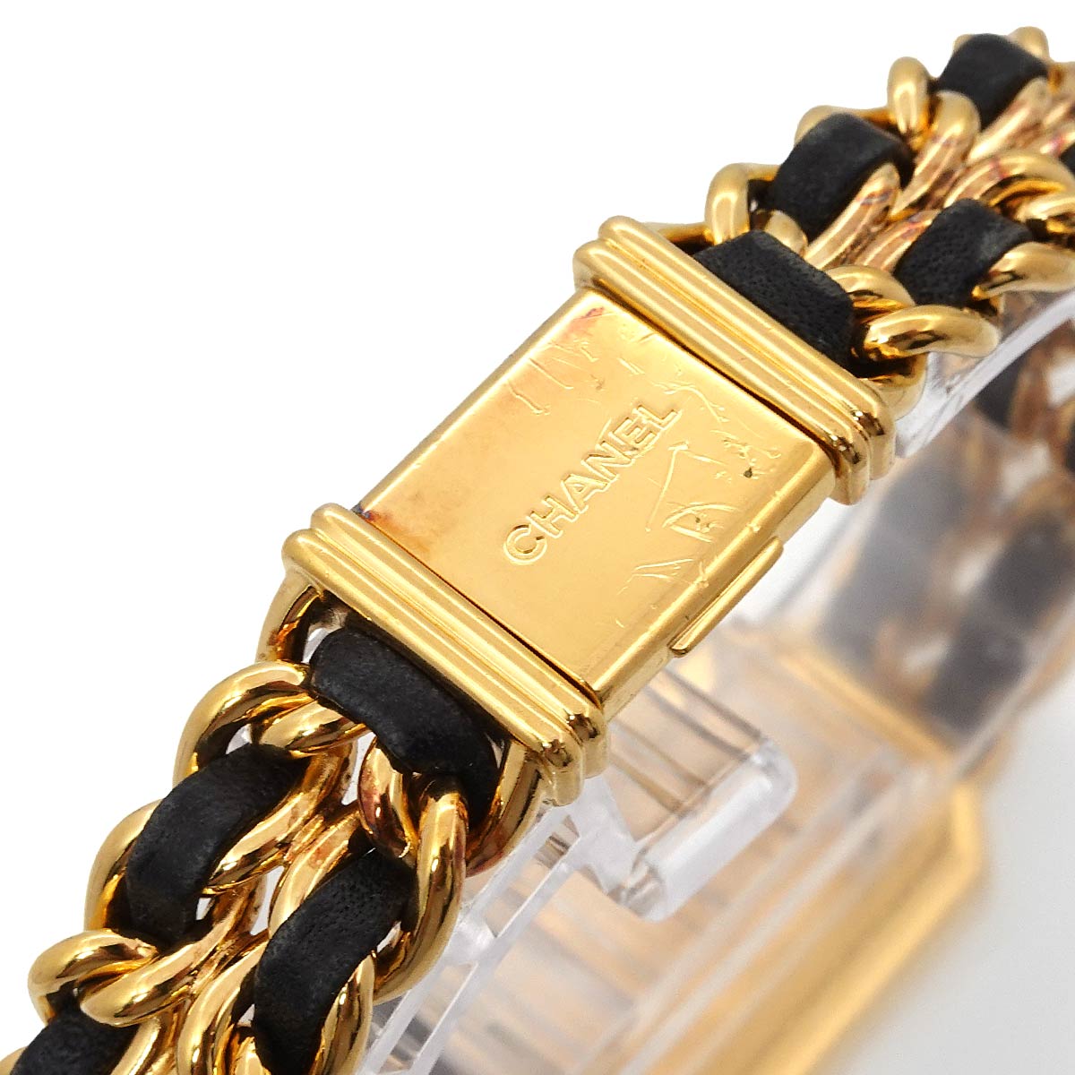 Premiere Size XL H0001 Vintage Quartz Black Dial Ladies Watch