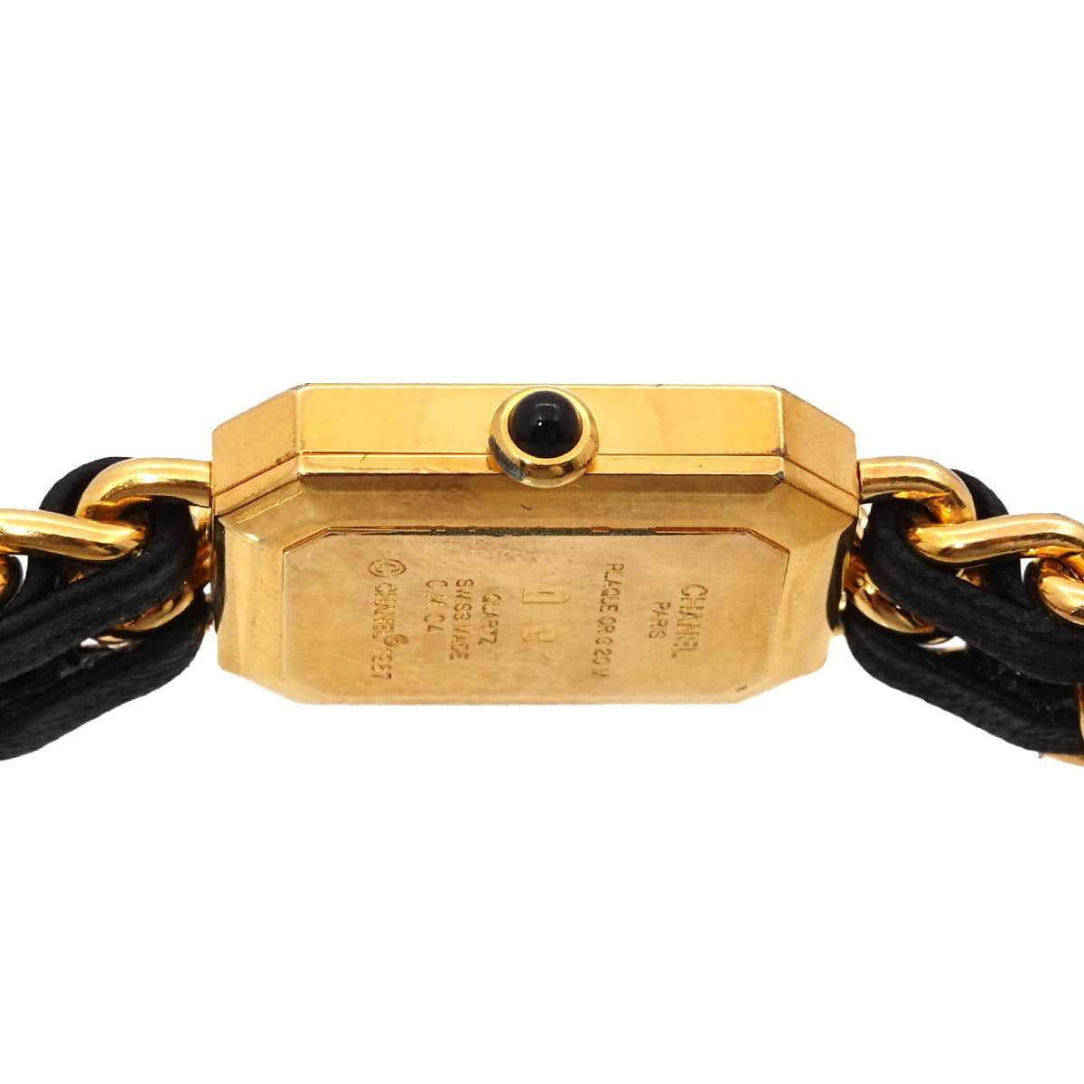 Premiere Size L H0001 Vintage Quartz Black Dial Ladies Watch