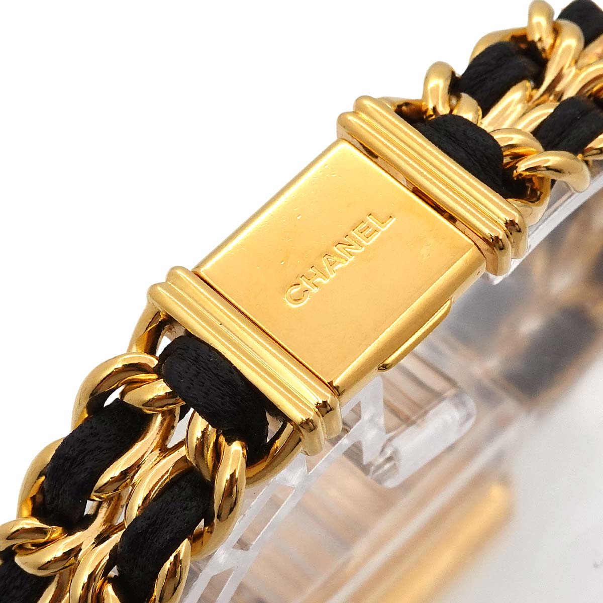 Premiere Size L H0001 Vintage Quartz Black Dial Ladies Watch