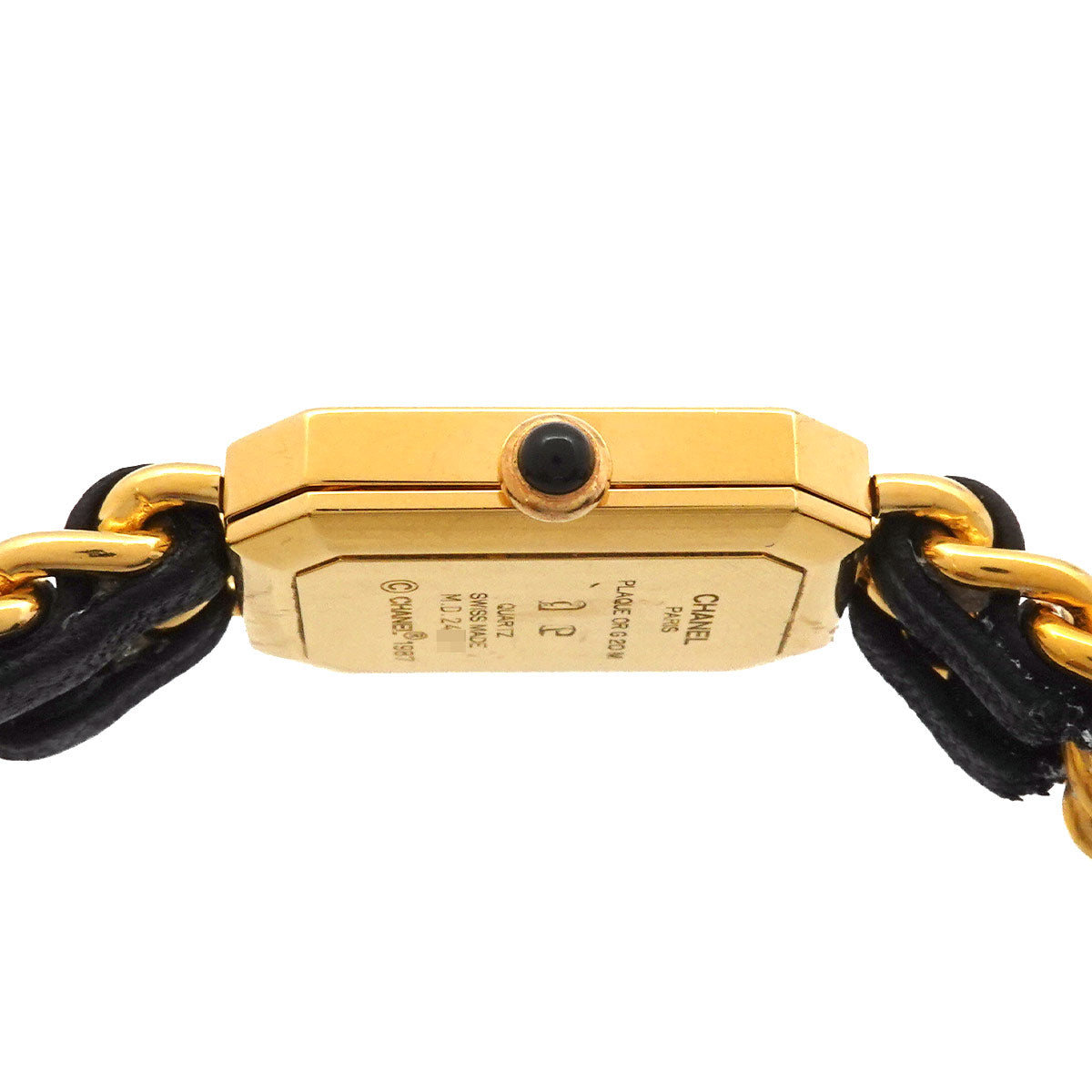 Premiere Size M H0001 Vintage Quartz Black Dial Ladies Watch