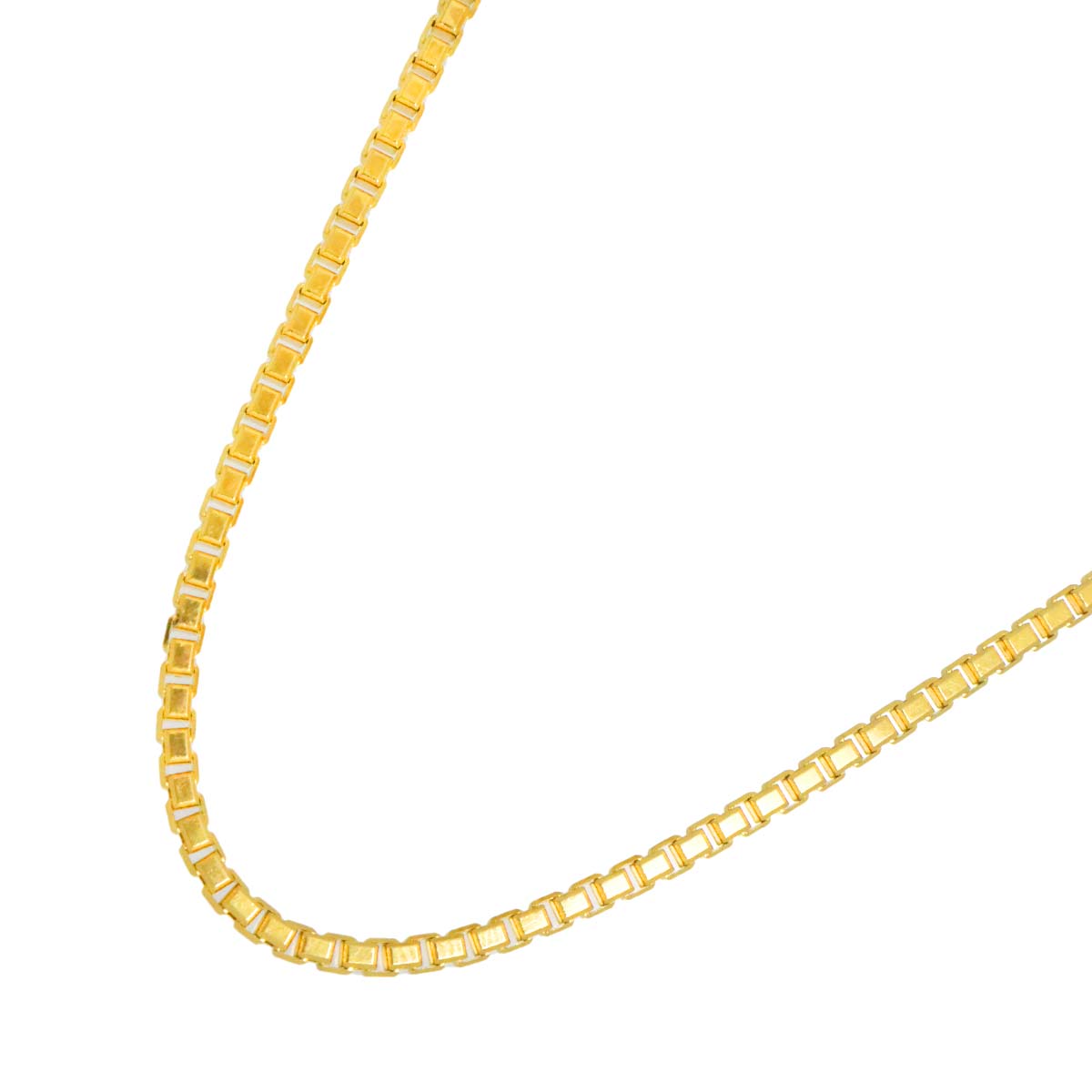 Venetian Necklace 18K K18 YG Yellow Gold 750