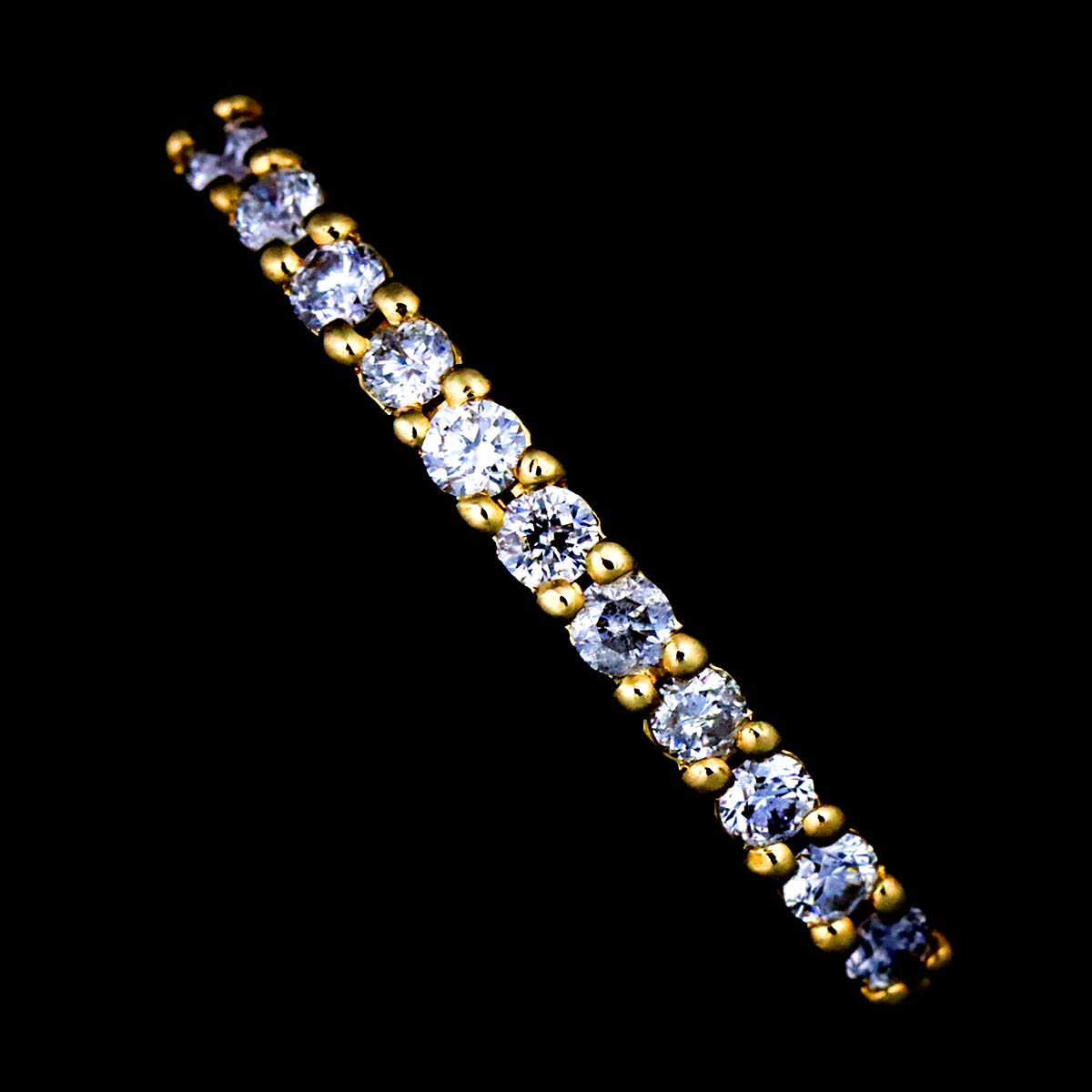 Diamond Ring 10K YG 416 Size3.75(US)