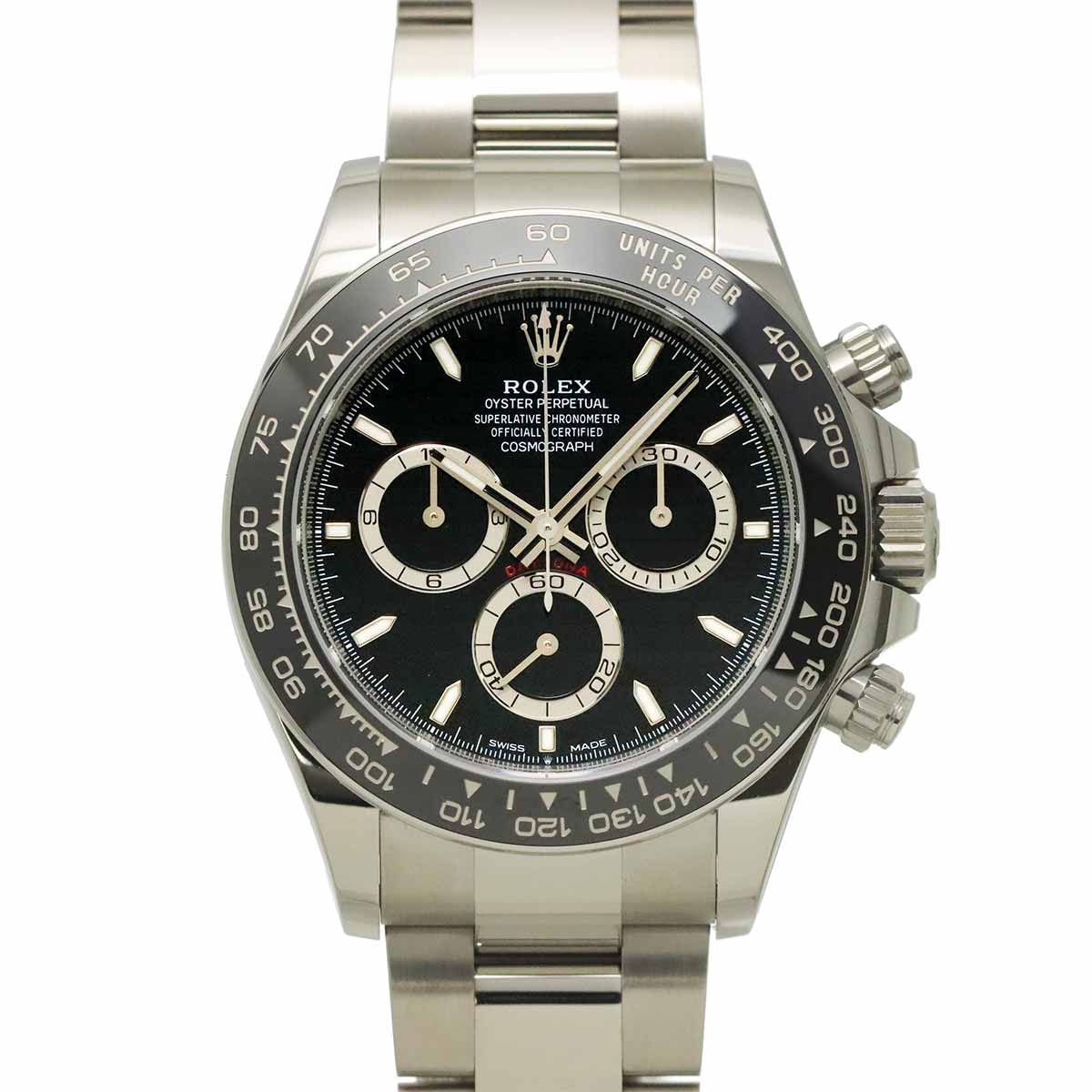 Daytona 126500LN Serial Random Chronograph Black Dial Mens