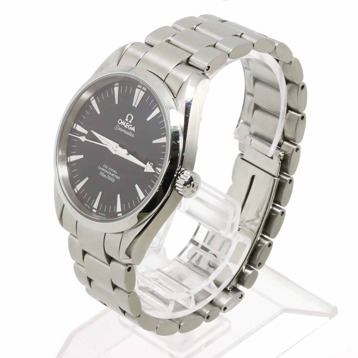 Seamaster Aqua Terra Co-axial 2503 50 Date Black Dial Mens