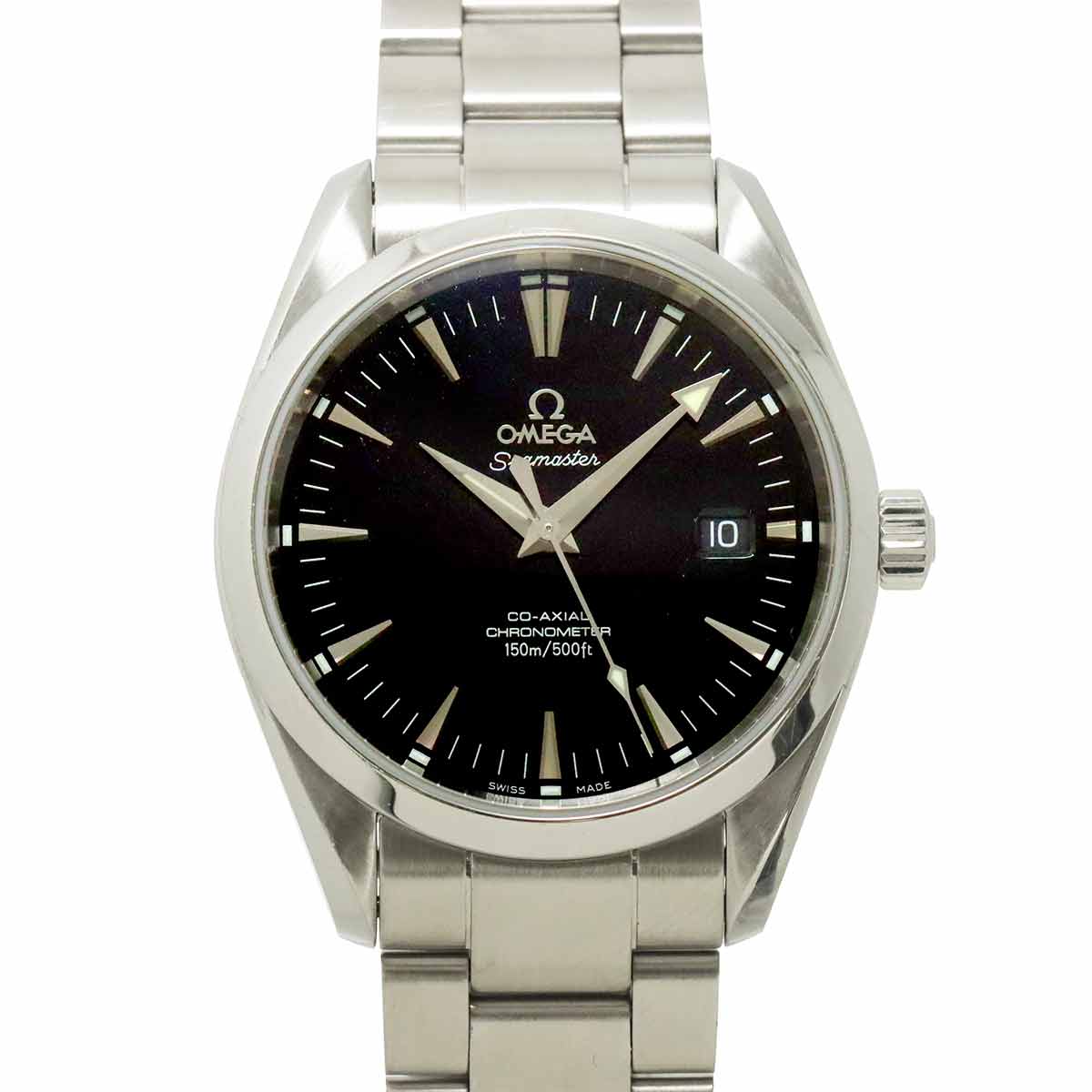 Seamaster Aqua Terra Co-axial 2503 50 Date Black Dial Mens
