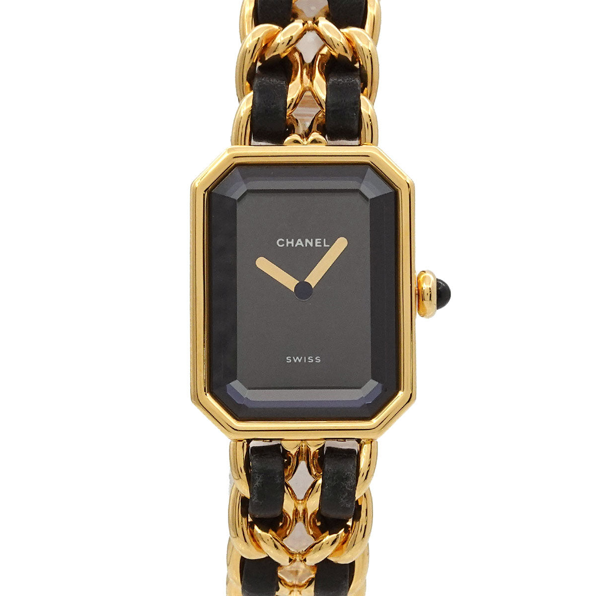 Premiere Size M H0001 Vintage Quartz Black Dial Ladies Watch
