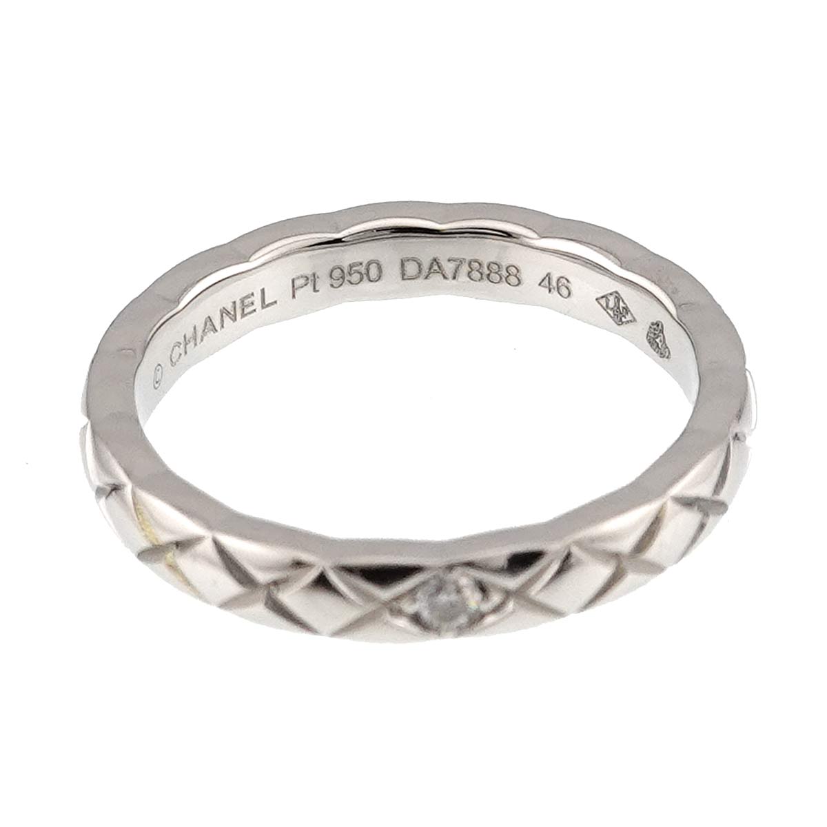 Coco Crush SM Diamond Ring Pt Platinum size46 3.25-3.75(US)