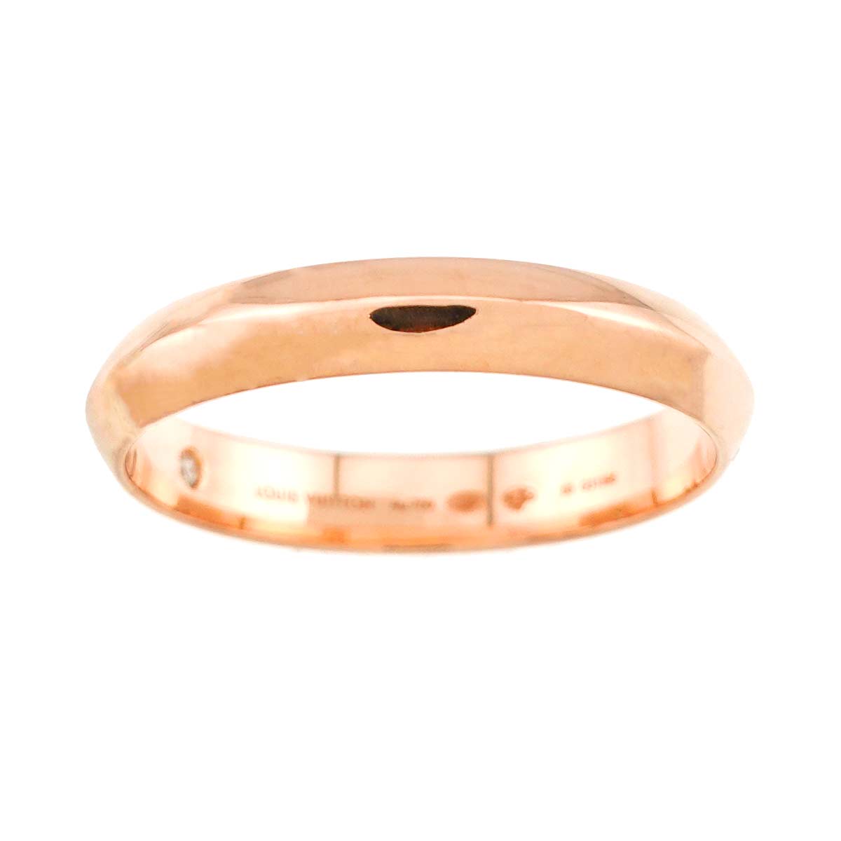 LV Diamond Ring 18K PG 750 Size63 10-10.25(US)