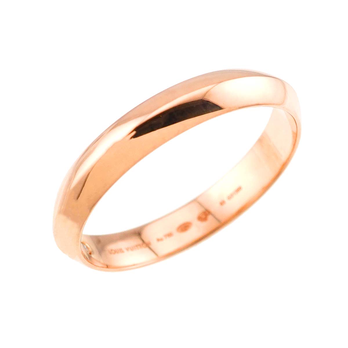 LV Diamond Ring 18K PG 750 Size63 10-10.25(US)