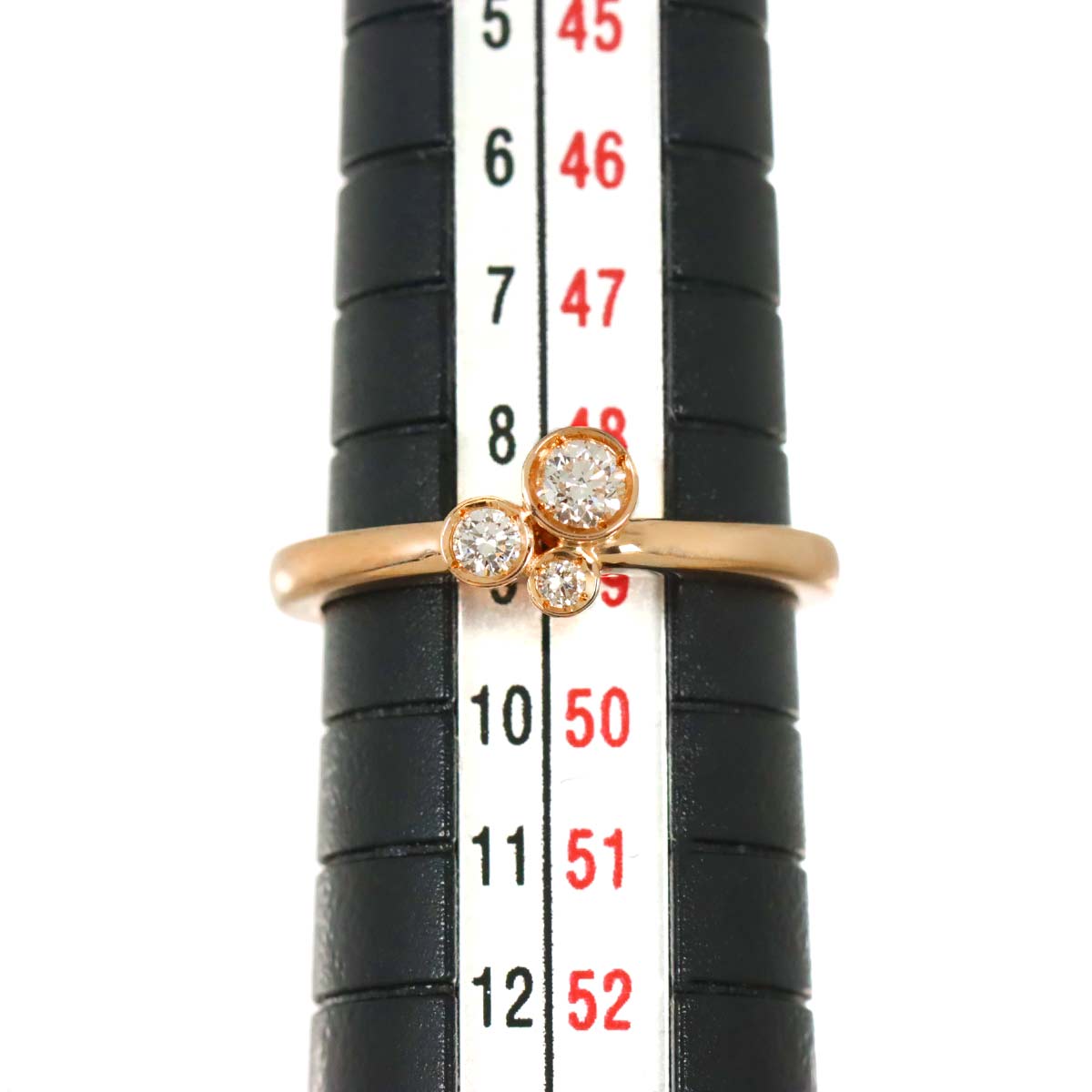 Diamond 0.15ct Ring 18K PG 750 Size4.75-5(US)