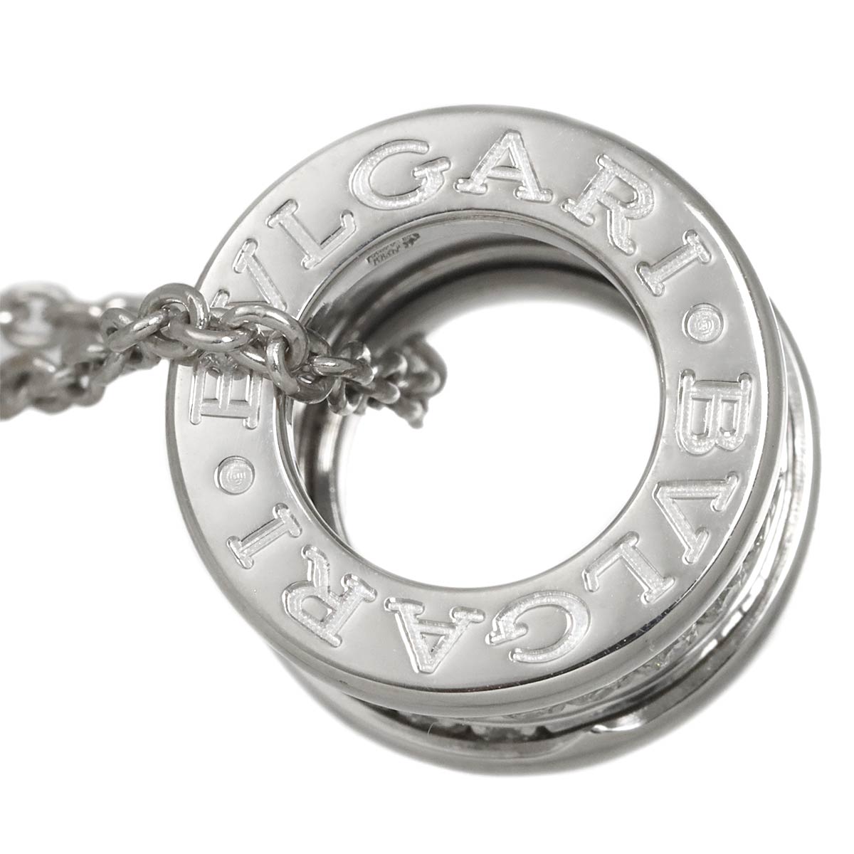 B-ZERO1 Diamond Necklace 18K WG White Gold 750