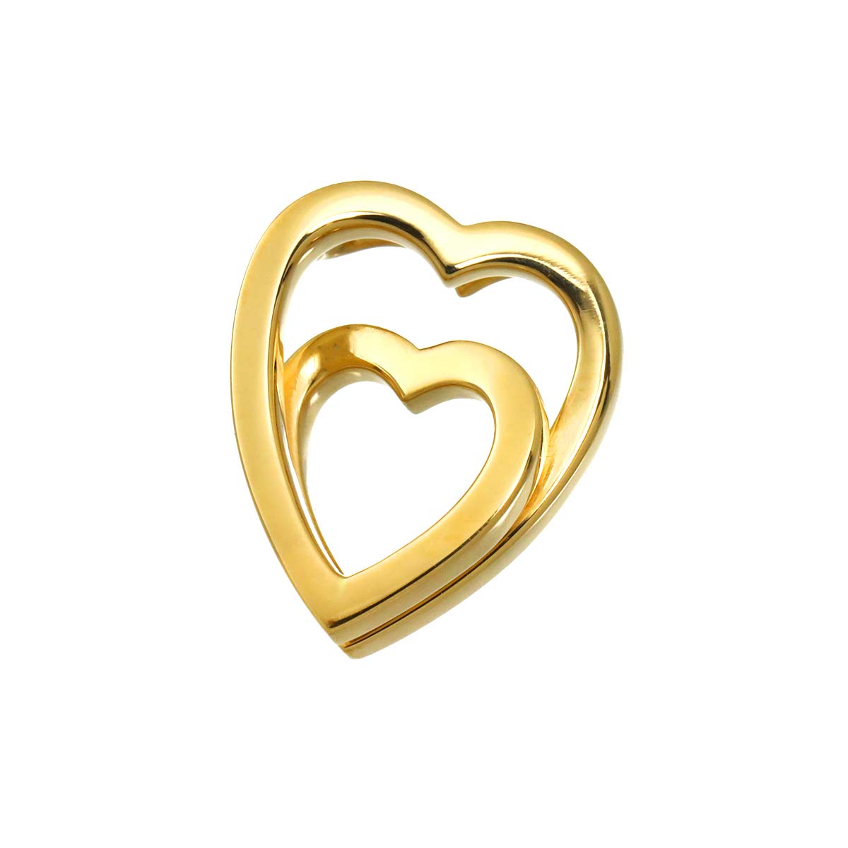 Heart Pendant Top 18K Yellow Gold 750
