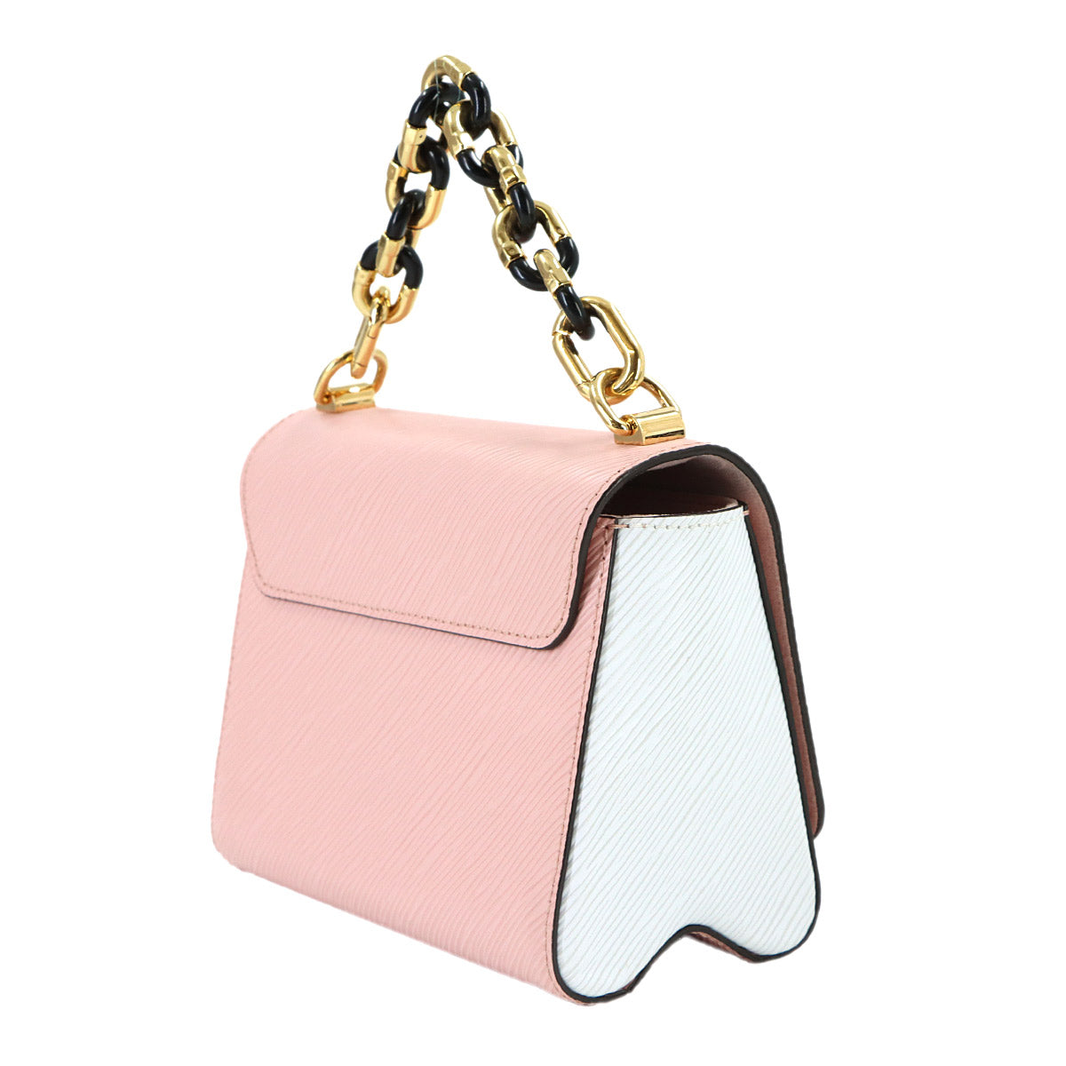 Epi Twist PM Hand Shoulder Bag Leather Pink White M58566