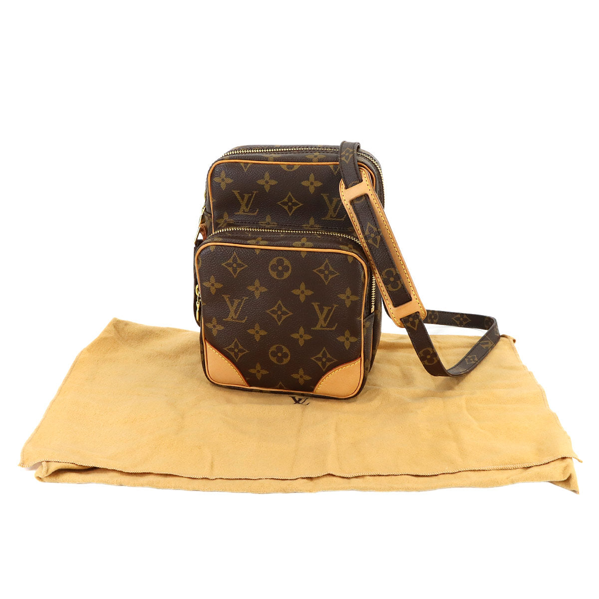 Monogram Amazon Shoulder Bag Brown M45236 LV Purse