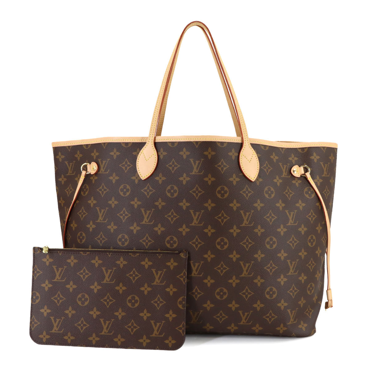 Monogram Neverfull GM Tote Bag Brown M40990 Purse