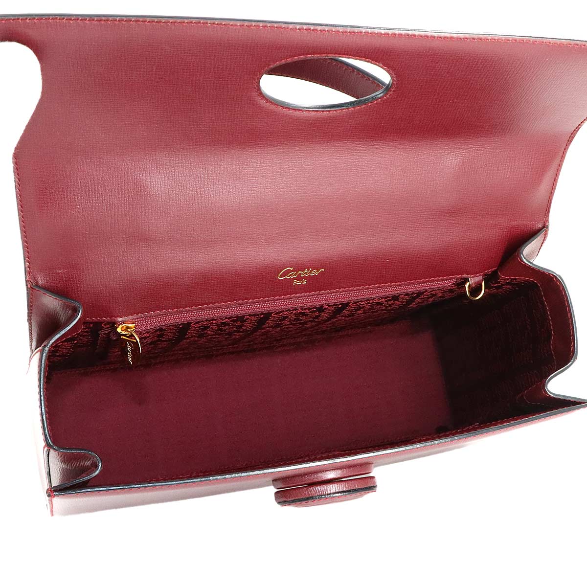 Must Hand Bag Leather Bordeaux Purse