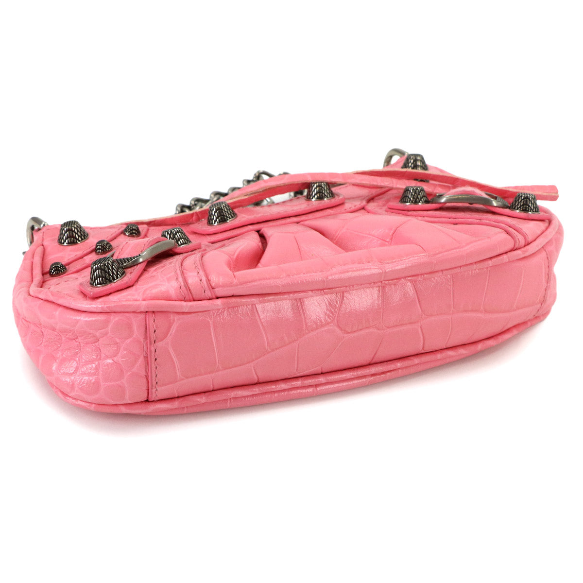 Le Cagole Mini Chain Hand Shoulder Bag Pink 695814