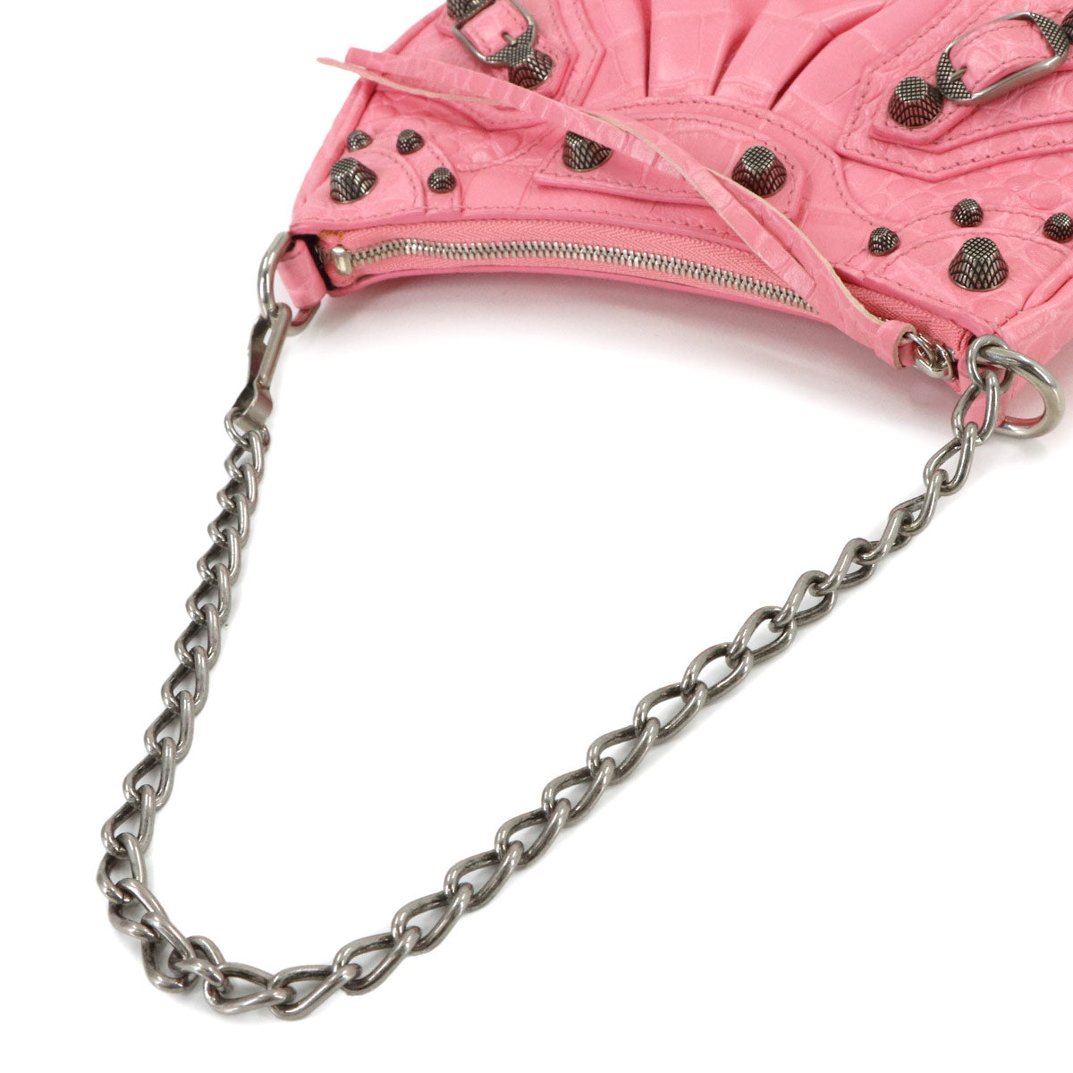 Le Cagole Mini Chain Hand Shoulder Bag Pink 695814
