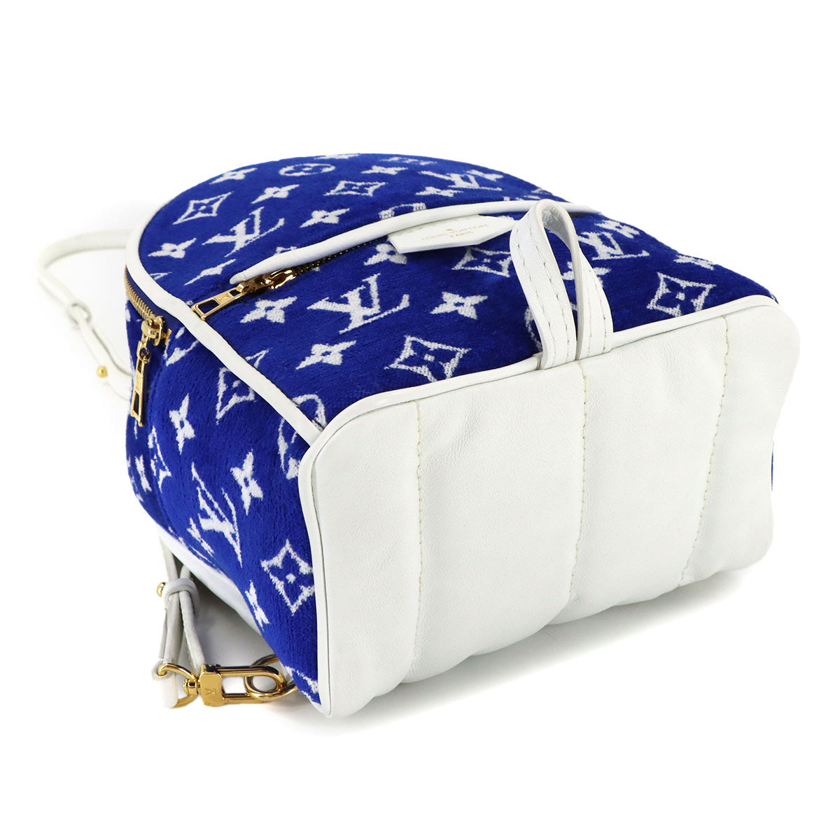 Monogram Jacquard Velvet Palm Springs Backpack Mini