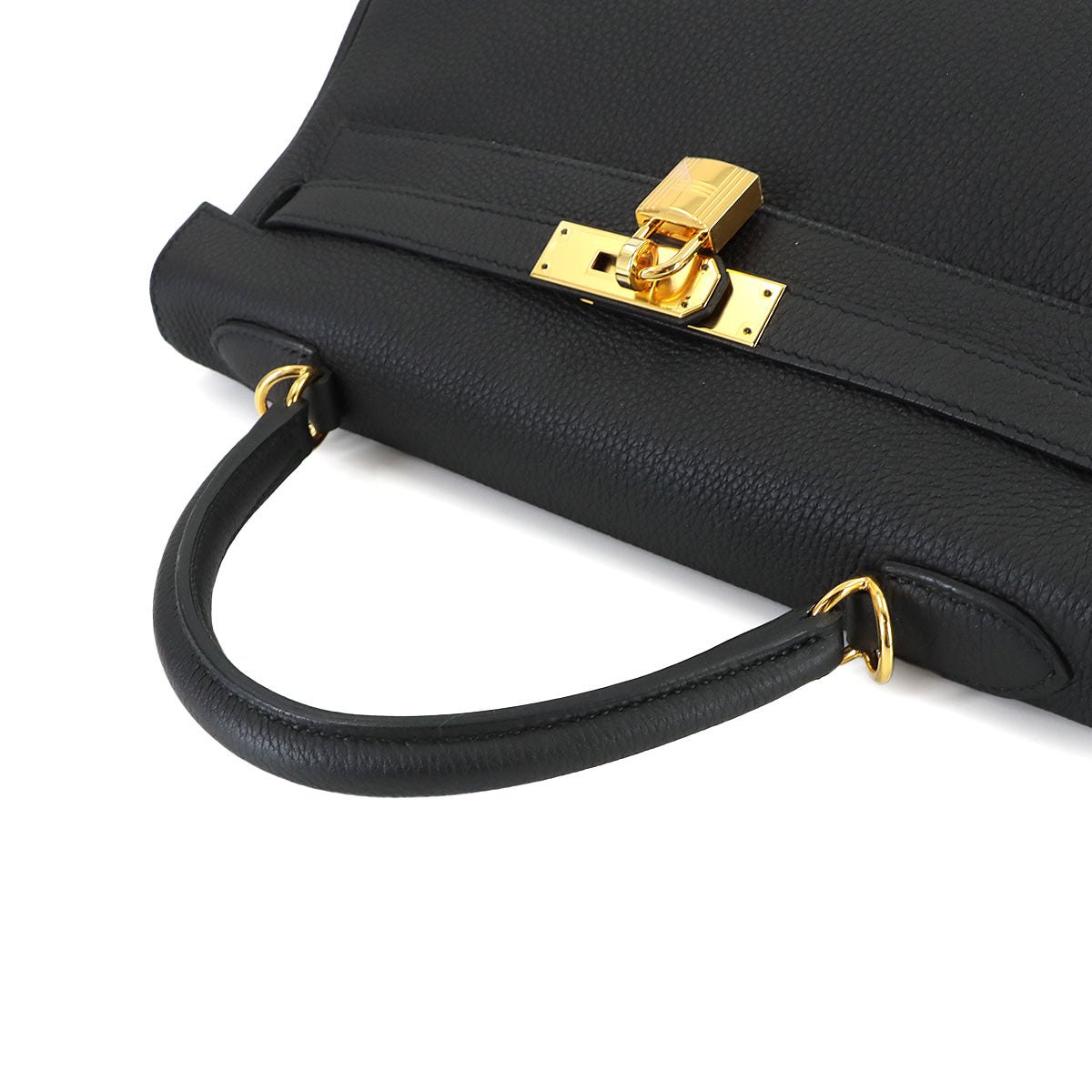 Kelly 32 2way Hand Shoulder Bag Togo Black Purse