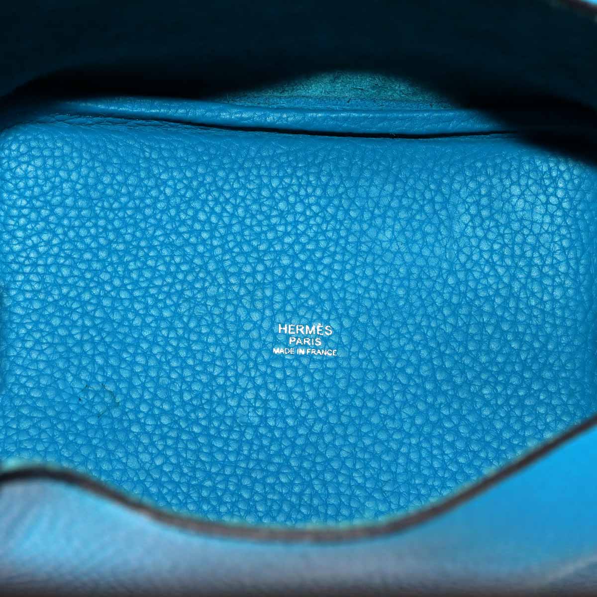 Picotin Lock Eclat PM Hand Bag Traurillon Clemence Blue Fride