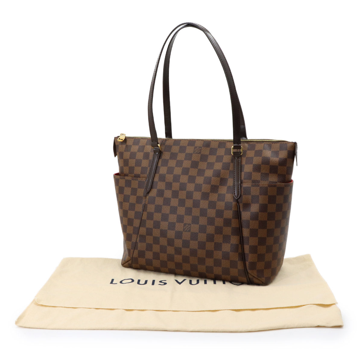 Damier Totally MM Tote Bag Ebene Brown N41281 Purse