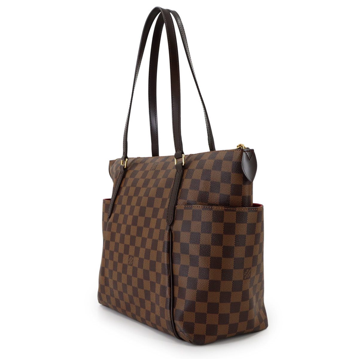Damier Totally MM Tote Bag Ebene Brown N41281 Purse