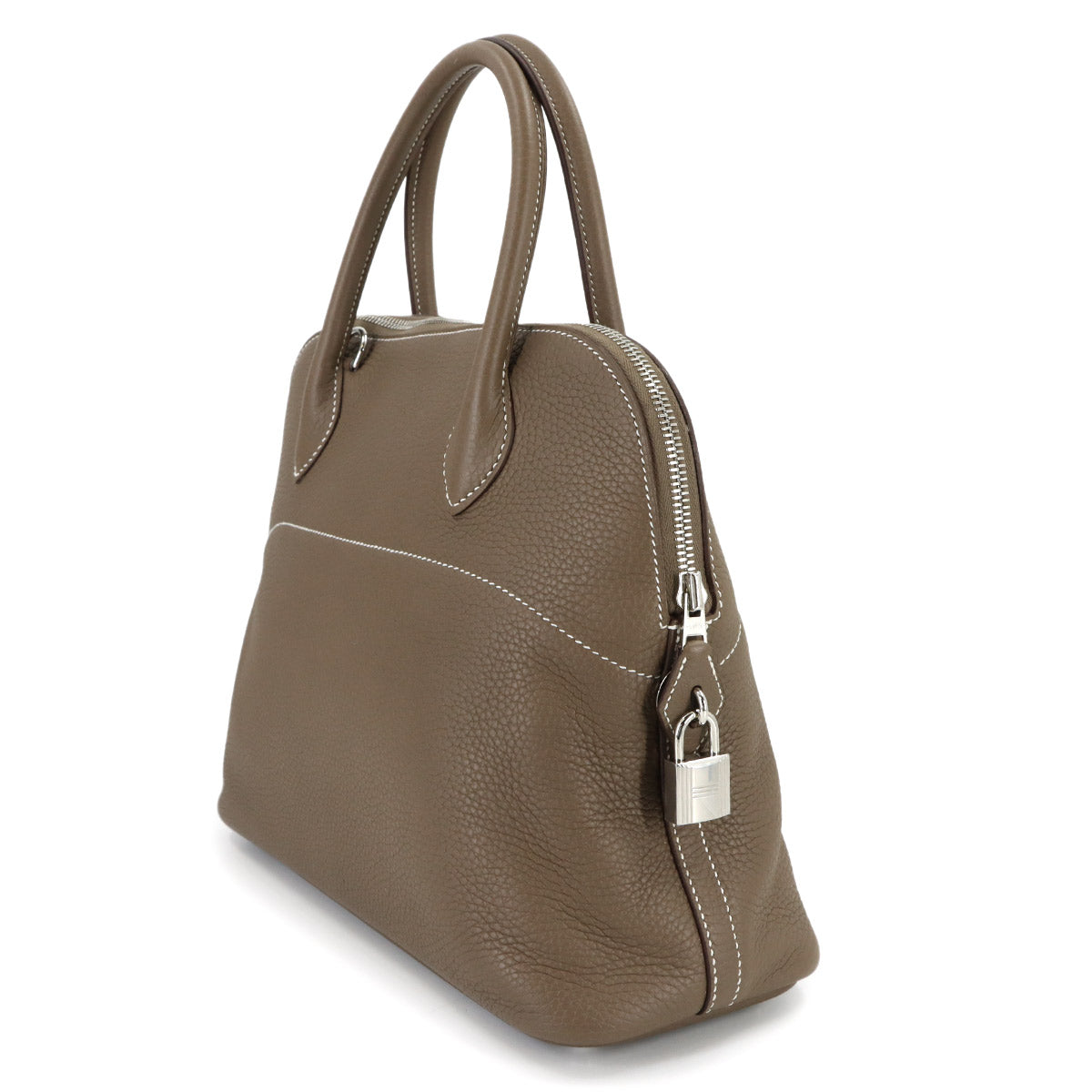 Bolide 31 2way Hand Shoulder Bag Taurillon Clemence Etoupe