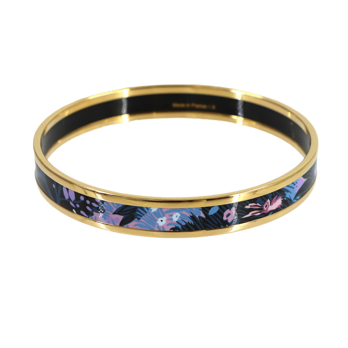 Email PM Bangle Bracelet Gold Navy Accessory