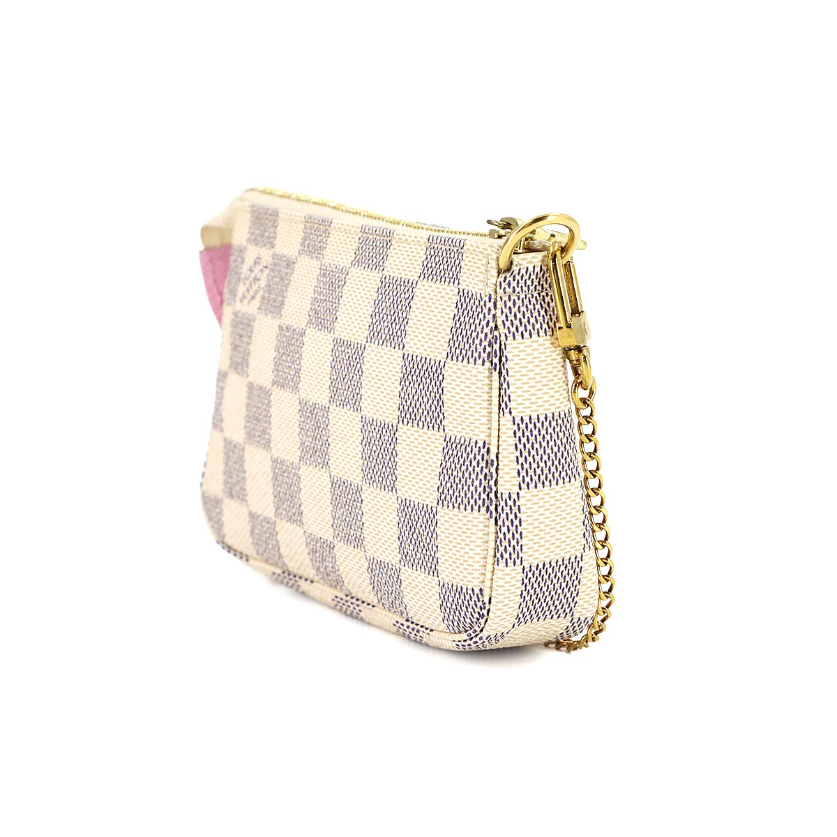 Damier Azur Mini Pochette Accessoires Hand Bag N41669