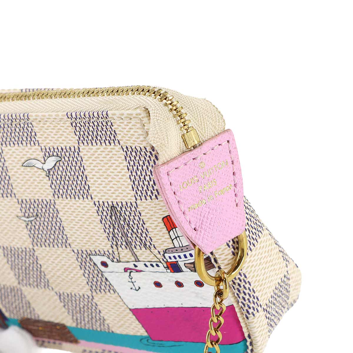 Damier Azur Mini Pochette Accessoires Hand Bag N41669