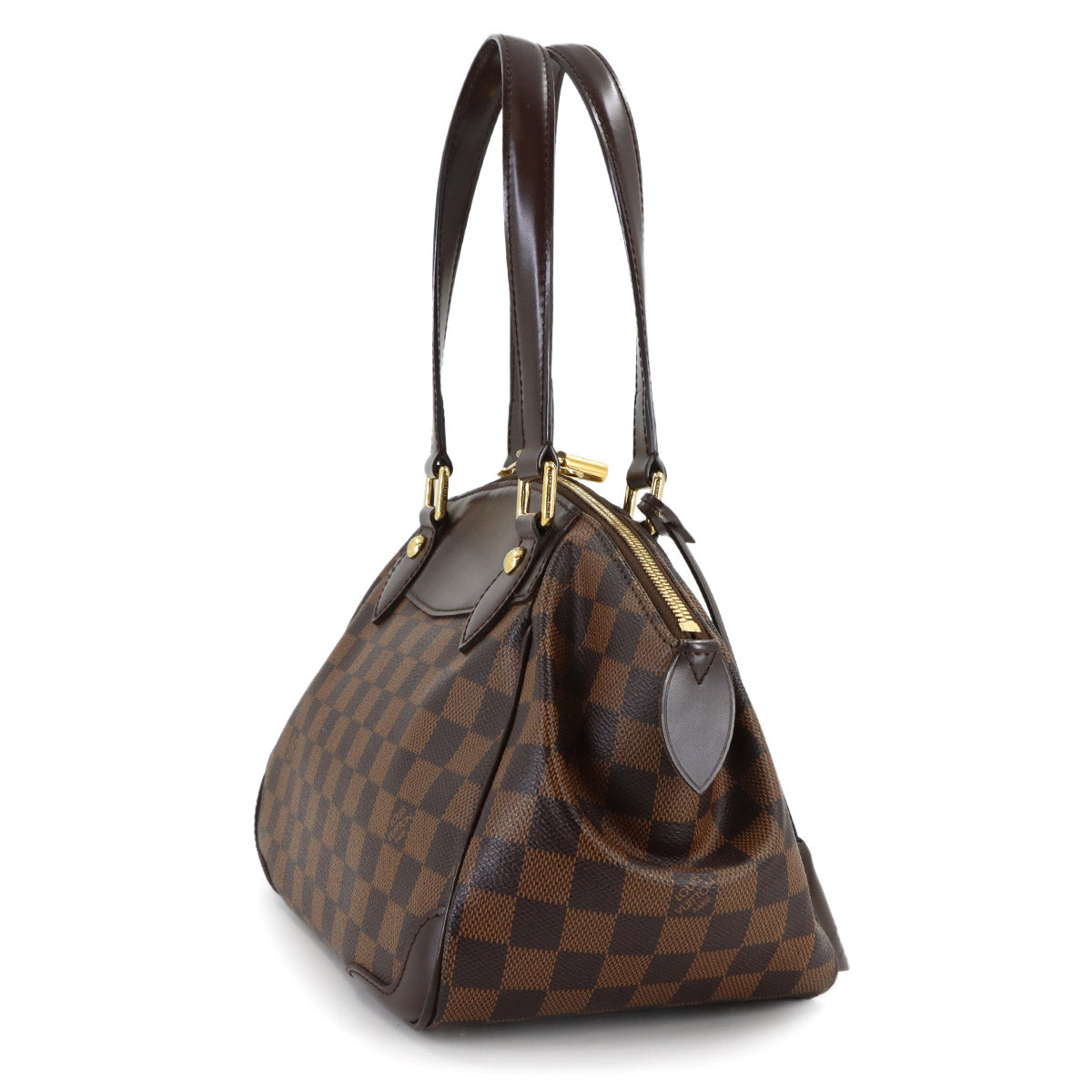 Damier Verona PM Hand Bag Ebene Brown N41117 Purse