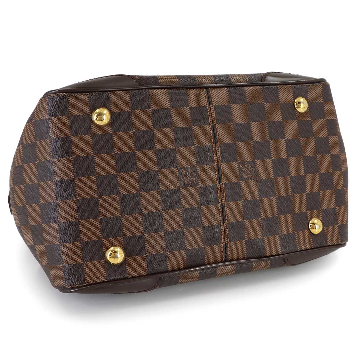 Damier Verona PM Hand Bag Ebene Brown N41117 Purse