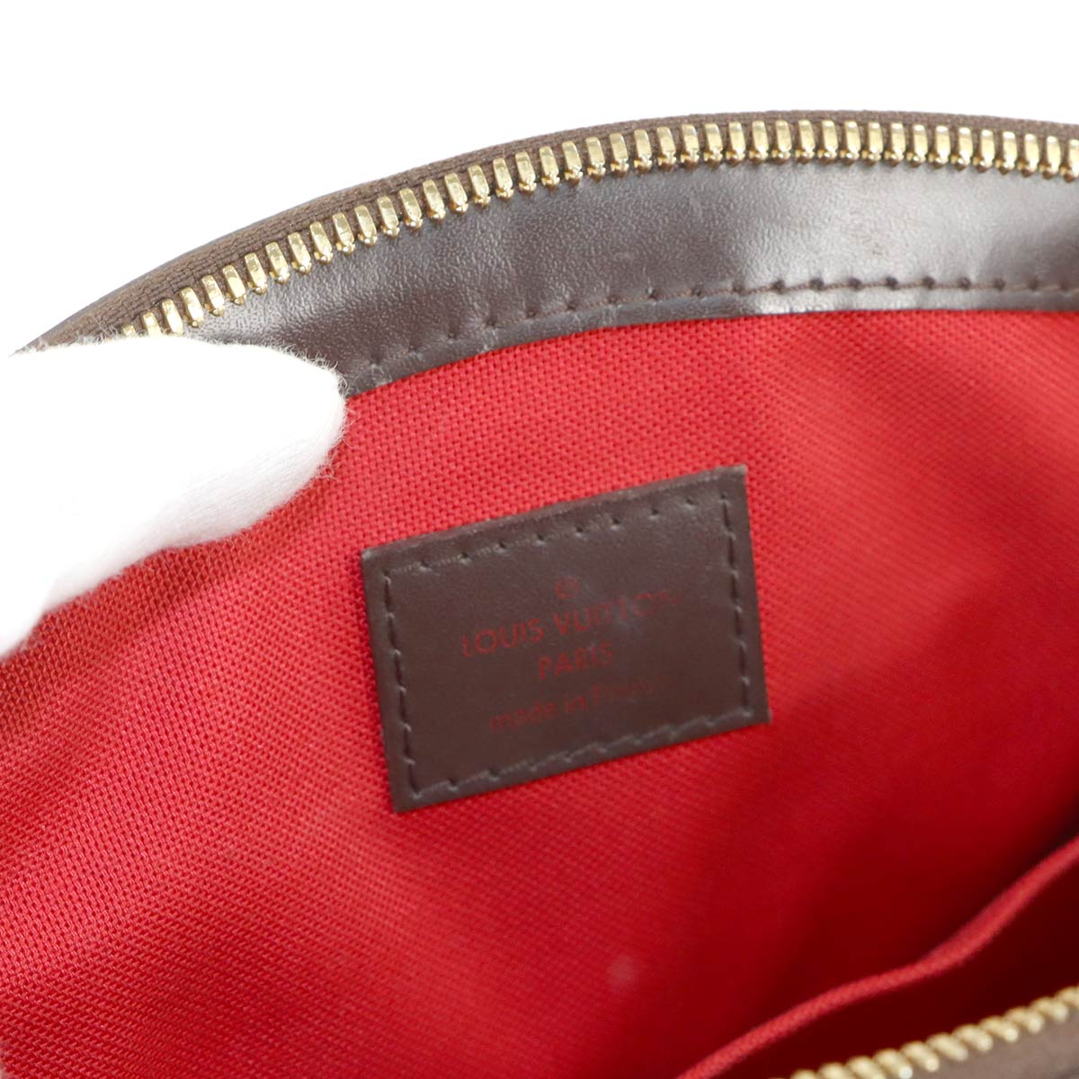 Damier Verona PM Hand Bag Ebene Brown N41117 Purse