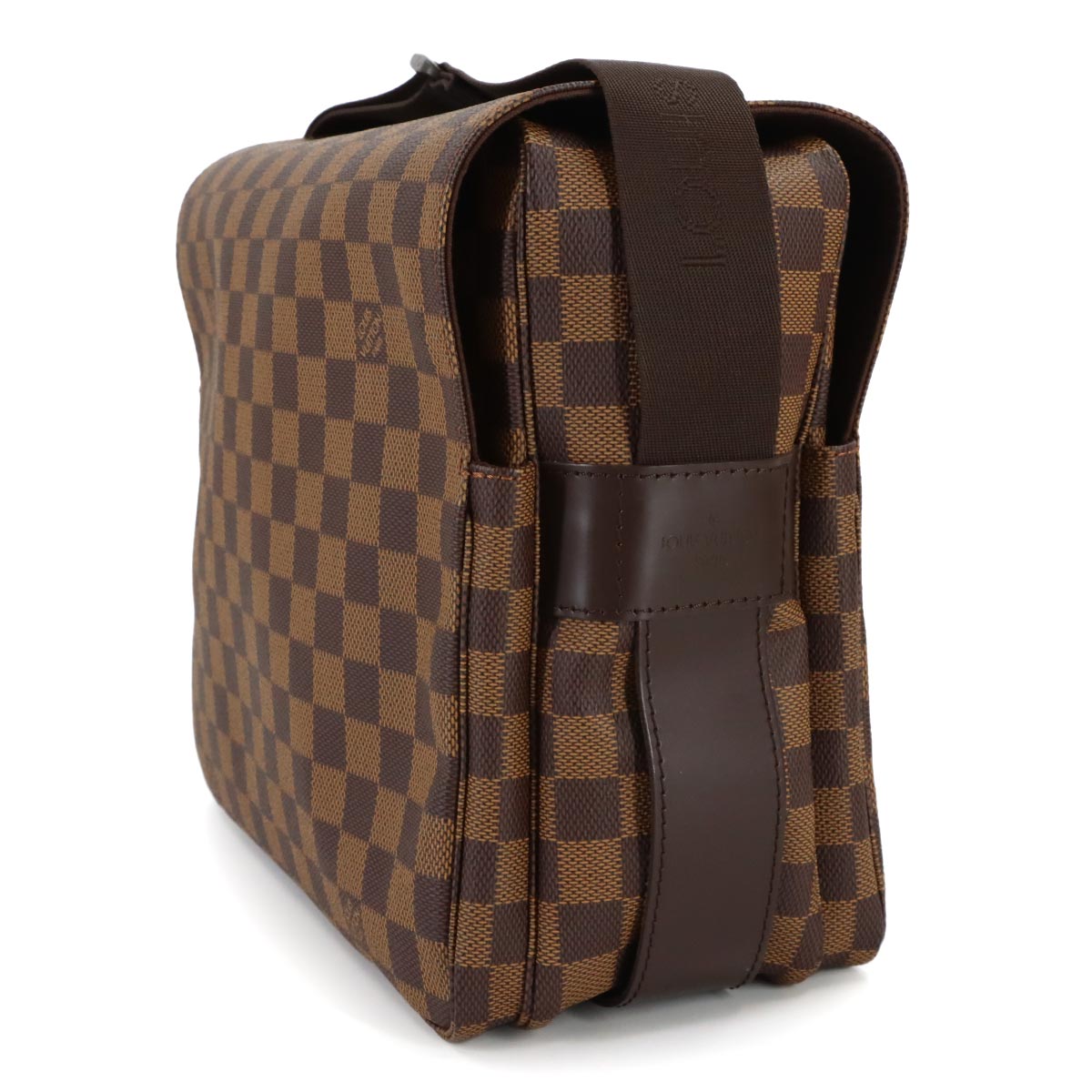Damier Naviglio Shoulder Bag Ebene N45255 Unisex Purse