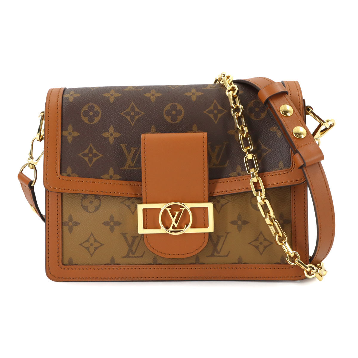 Monogram Reverse Dauphine Shoulder Bag M44391 Purse