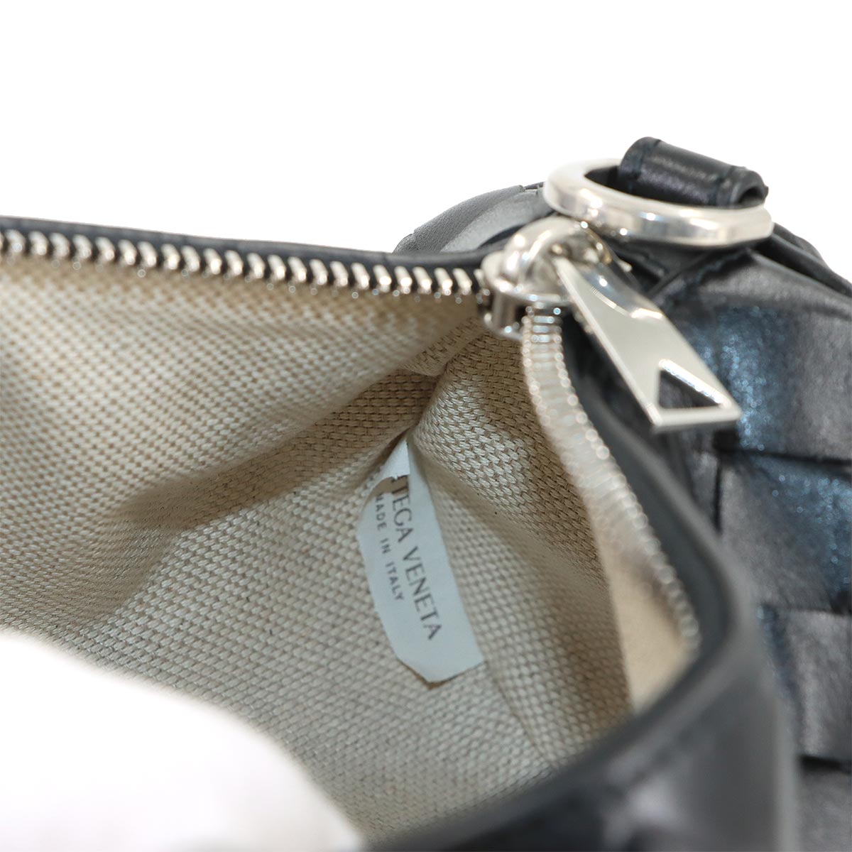 Intrecciato Barrel Mini Shoulder Bag Leather 777391