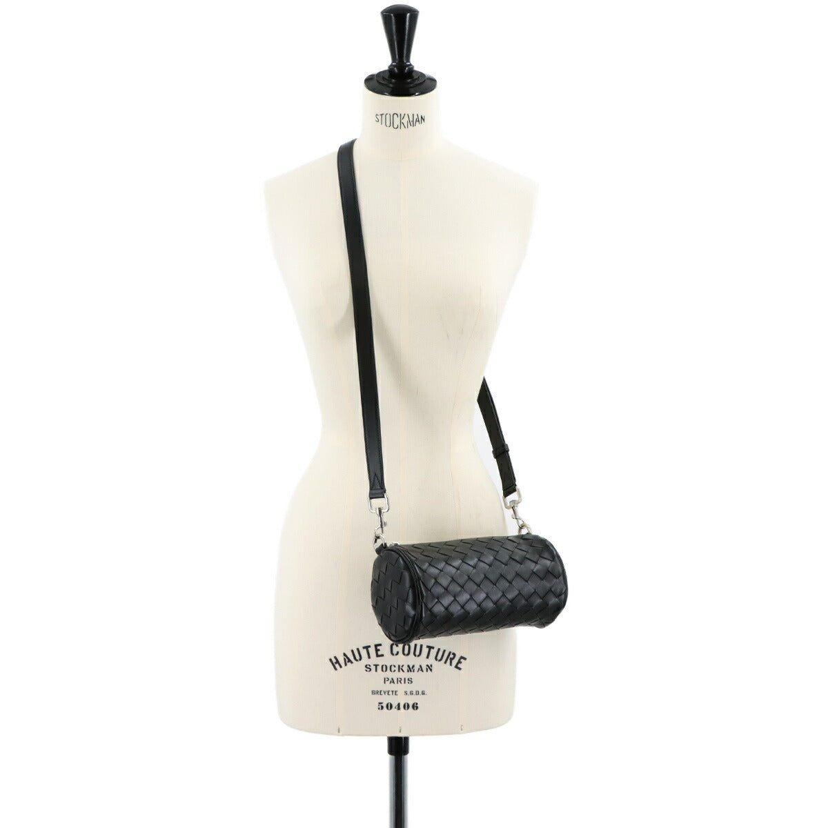 Intrecciato Barrel Mini Shoulder Bag Leather 777391