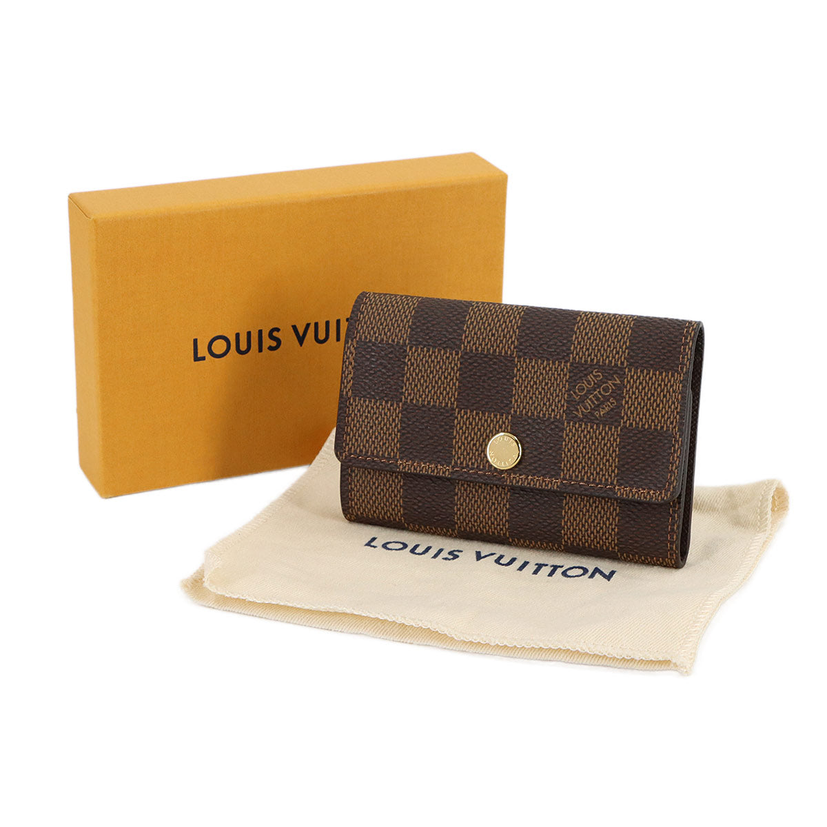 Damier 6 Key Holder Ebene Brown N62630