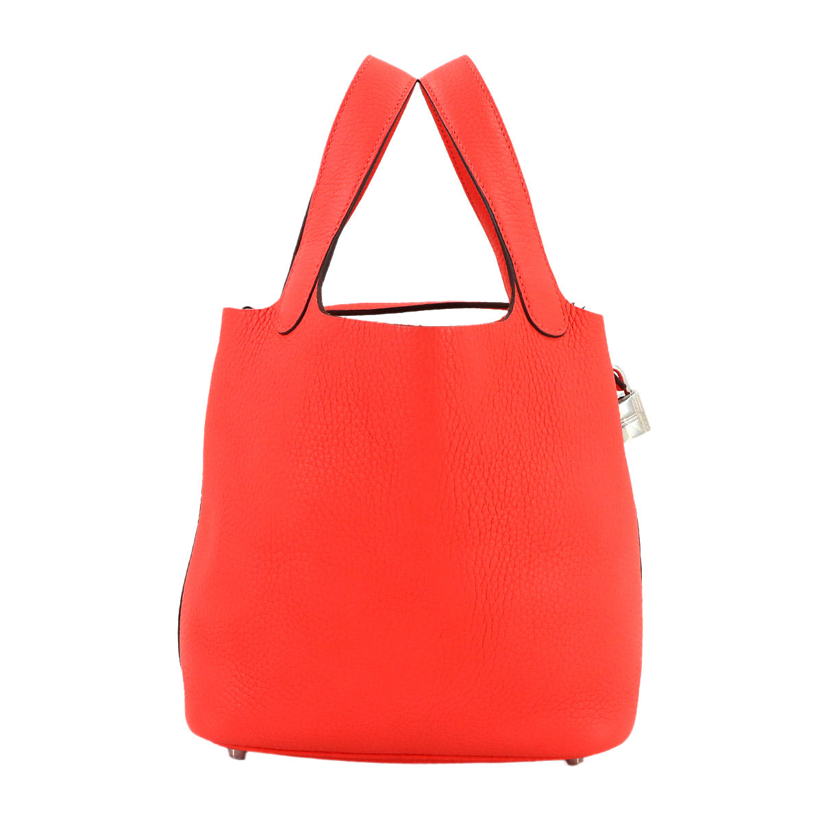 Picotin Lock PM Hand Bag Taurillon Clemence Rose Texese