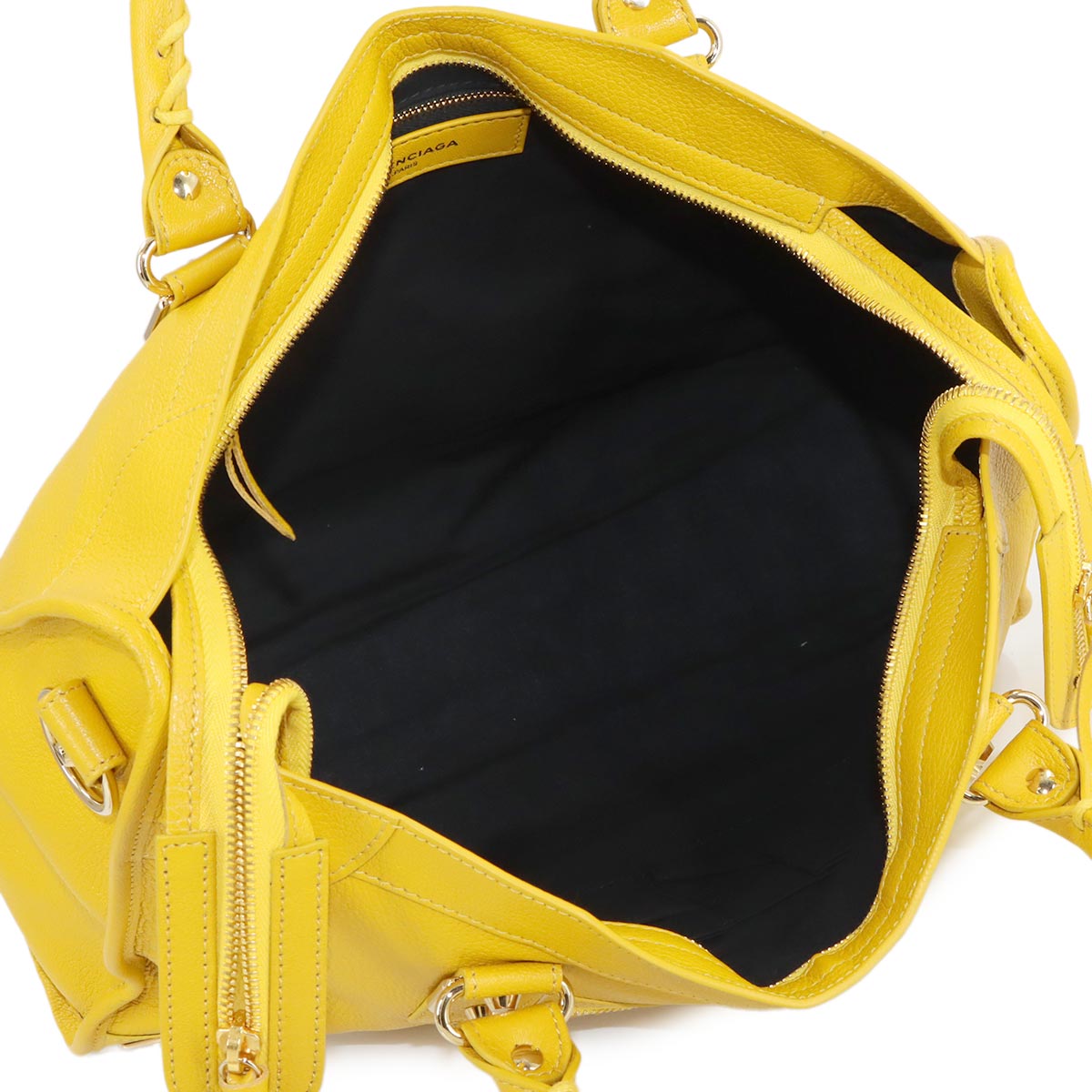 Classic Metallic Edge City Hand Shoulder Bag 390154